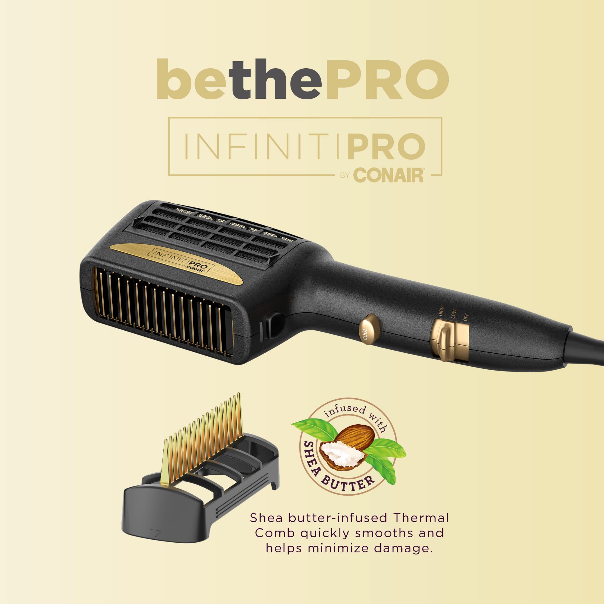 Foto 7 pulgar | Secador de Pelo Infinitipro Conair 3 En 1 1875 Watts con 3 Accesorios - Venta Internacional