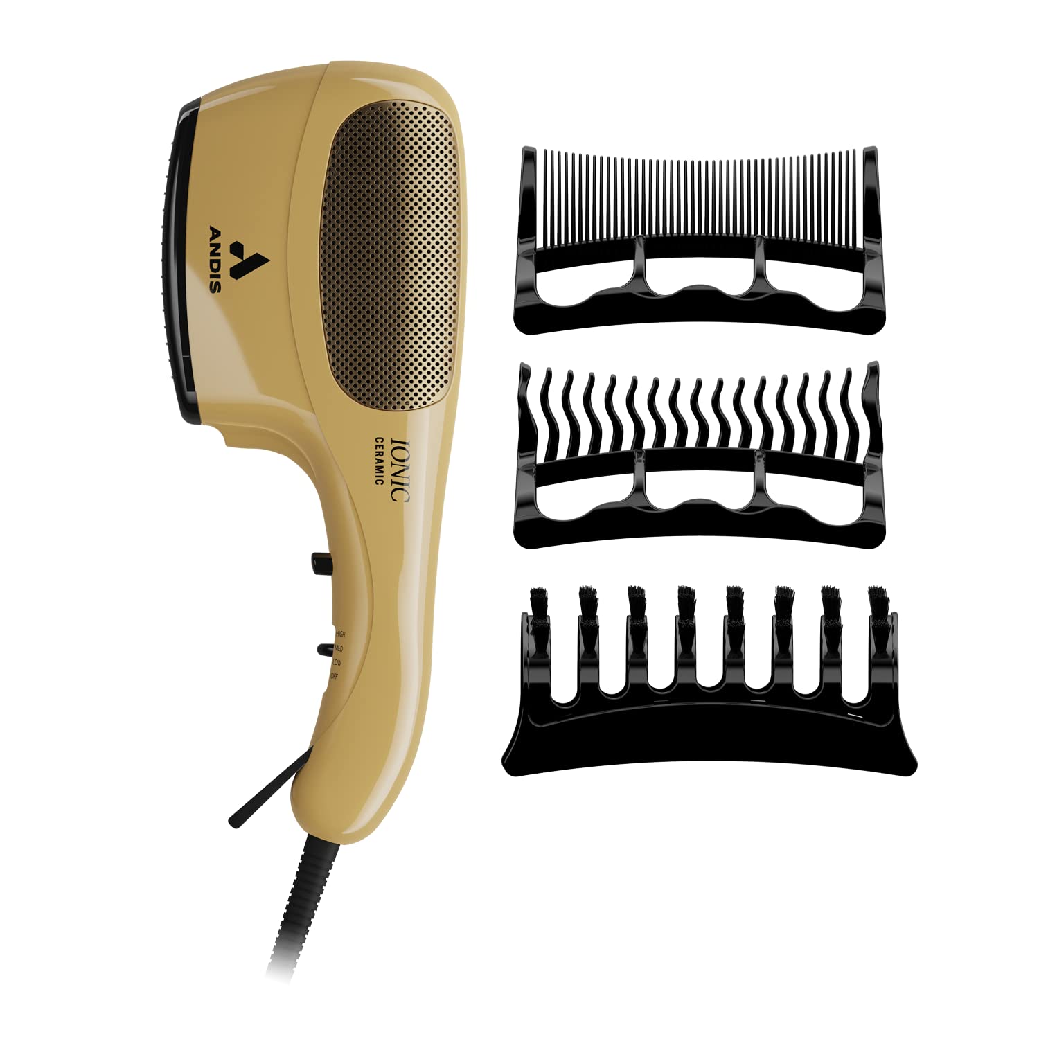 Foto 3 pulgar | Secadora de Cabello Andis 82125 1875w Turmalina Cerámica Oro Iónico -Venta Internacional