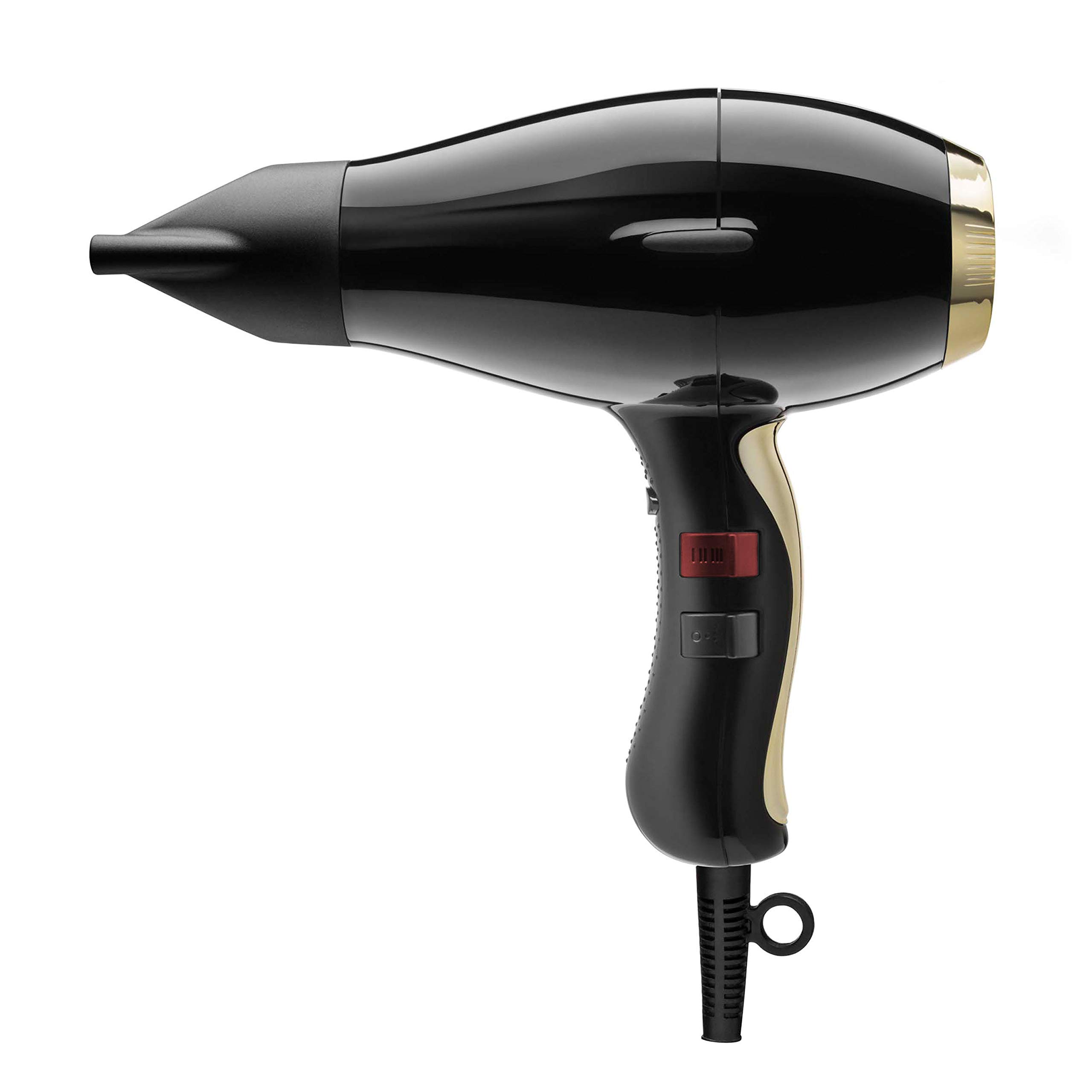 Secador De Pelo Elchim 3900 Healthy Ionic Ceramic 1875w Negro/dorado - Venta Internacional.