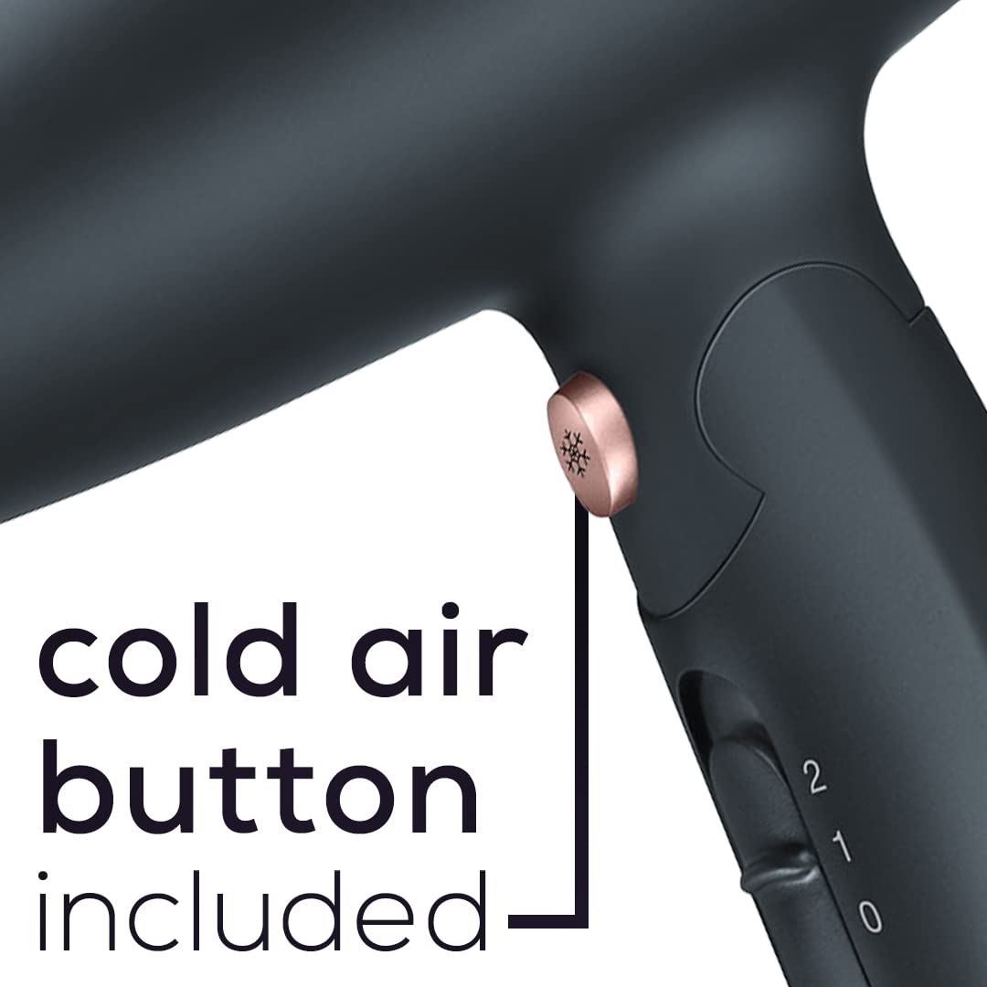 Foto 6 pulgar | Secador De Pelo Beurer Hc25 Ionic 1600 W Anti Frizz Travel Negro/rosa - Venta Internacional.