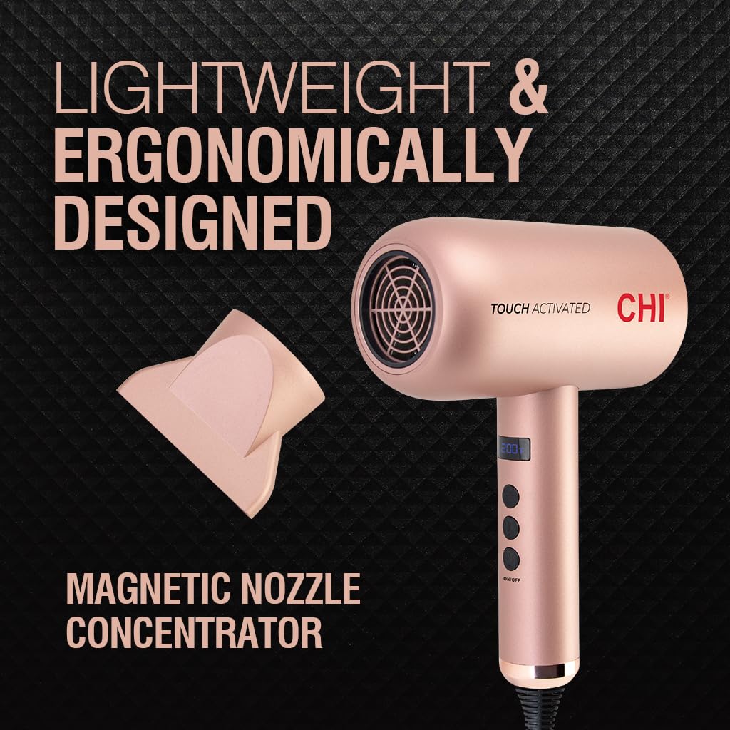 Foto 2 | Secador De Pelo Chi Touch Activated Compact Para Cabello Liso - Venta Internacional.