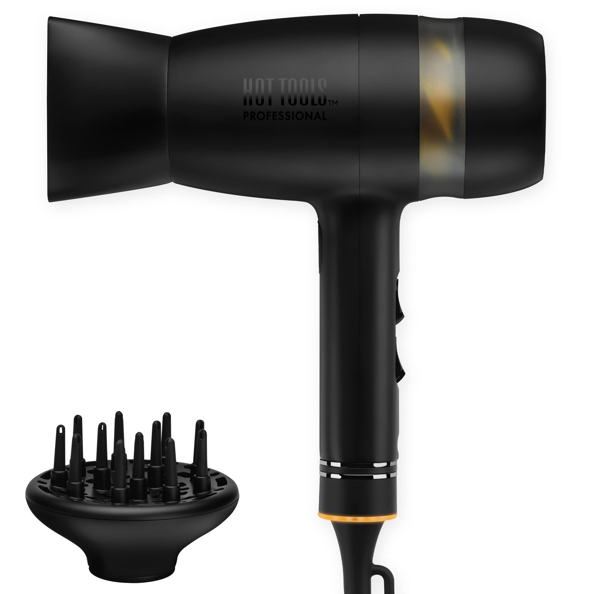 Secador De Pelo Hot Tools Pro Artist Black Gold Quietair 1875w - Venta Internacional.