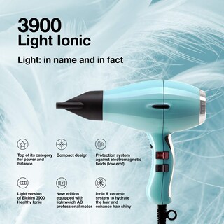 Foto 6 | Secador De Pelo Elchim 3900 Light Ionic Light Blue 3900w - Venta Internacional.