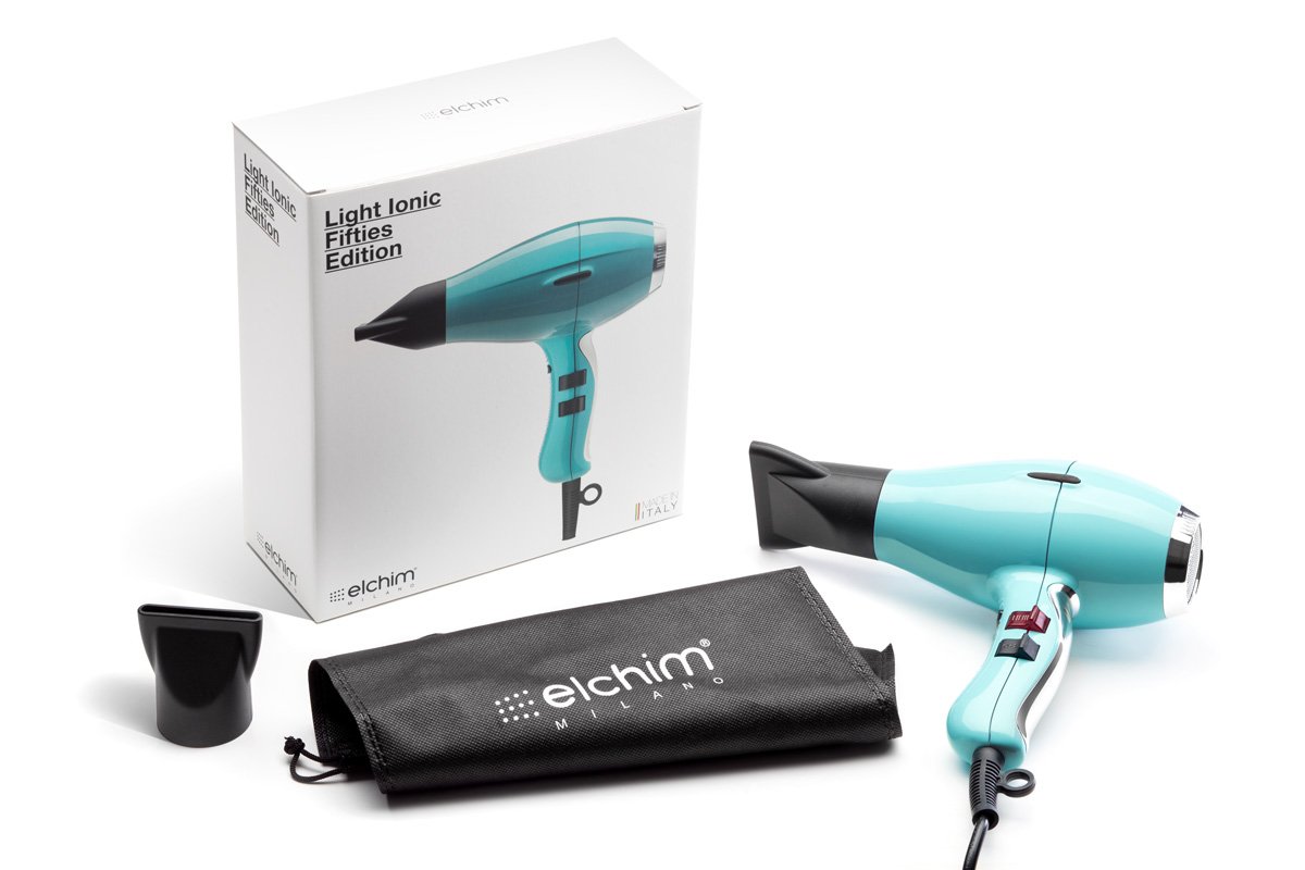 Foto 8 pulgar | Secador De Pelo Elchim 3900 Light Ionic Light Blue 3900w - Venta Internacional.