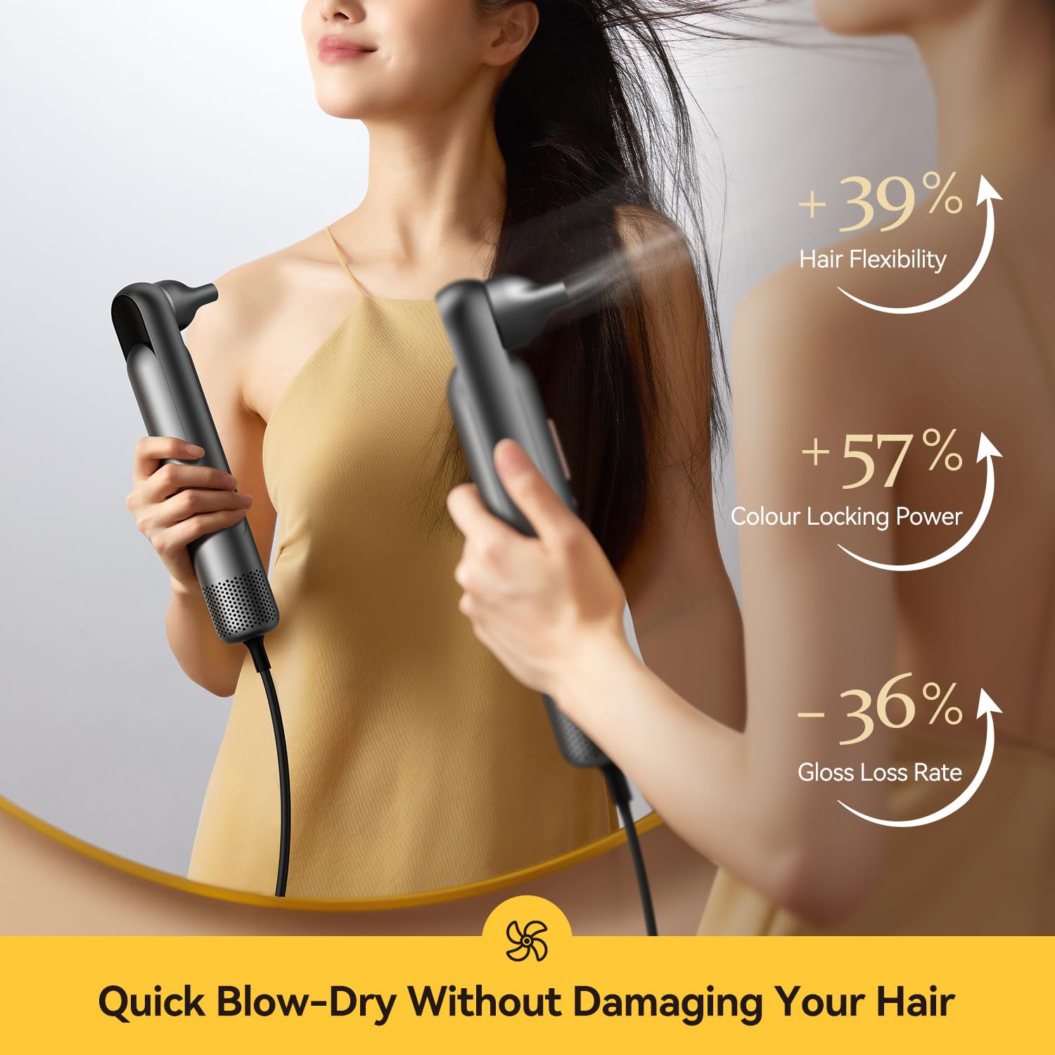 Foto 6 | Secador De Pelo Deerma Super Portable Mini Travel Con Difusor - Venta Internacional.
