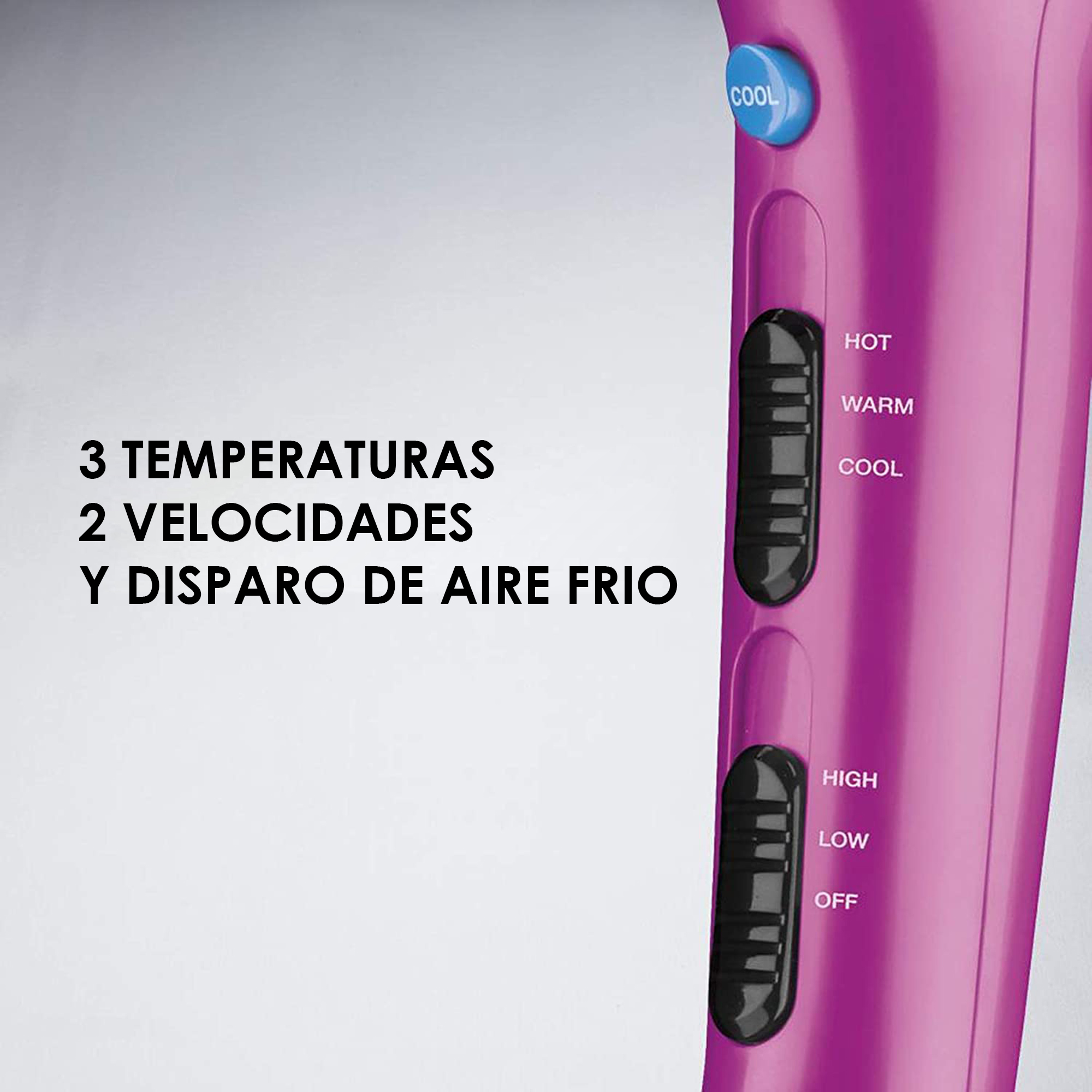 Foto 4 | Secadora Conair 1875 V Cable-keeper Rosa Difusor