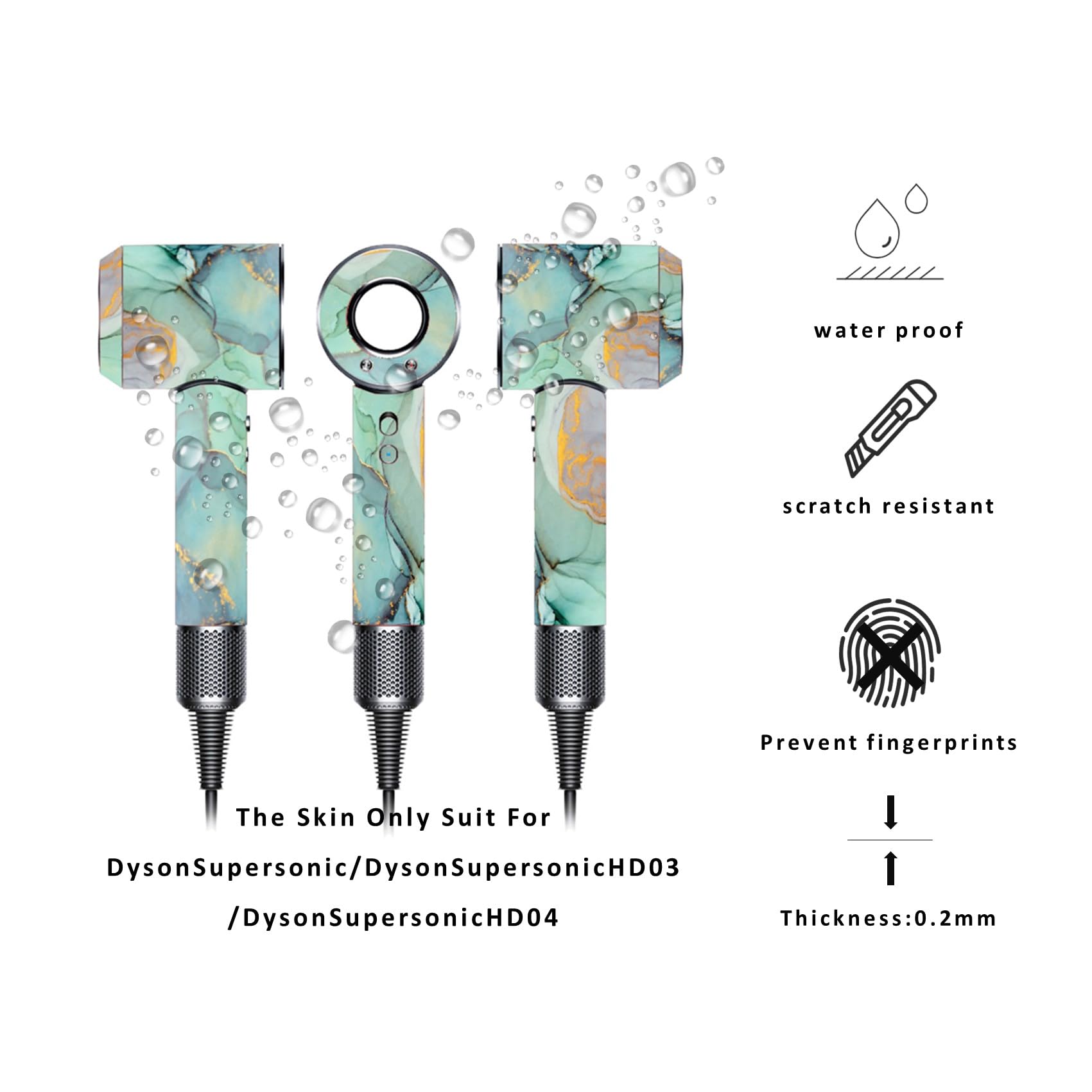 Foto 3 pulgar | Funda Para Secador De Pelo Compatible Con Dyson Hd01 Hd02 Hd03 - Venta Internacional.