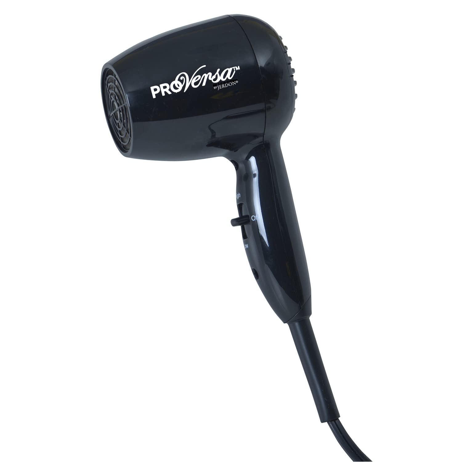 Secador De Pelo Jerdon Compact 1600w Negro Con Cable De Alimentación De 72 Cm - Venta Internacional.