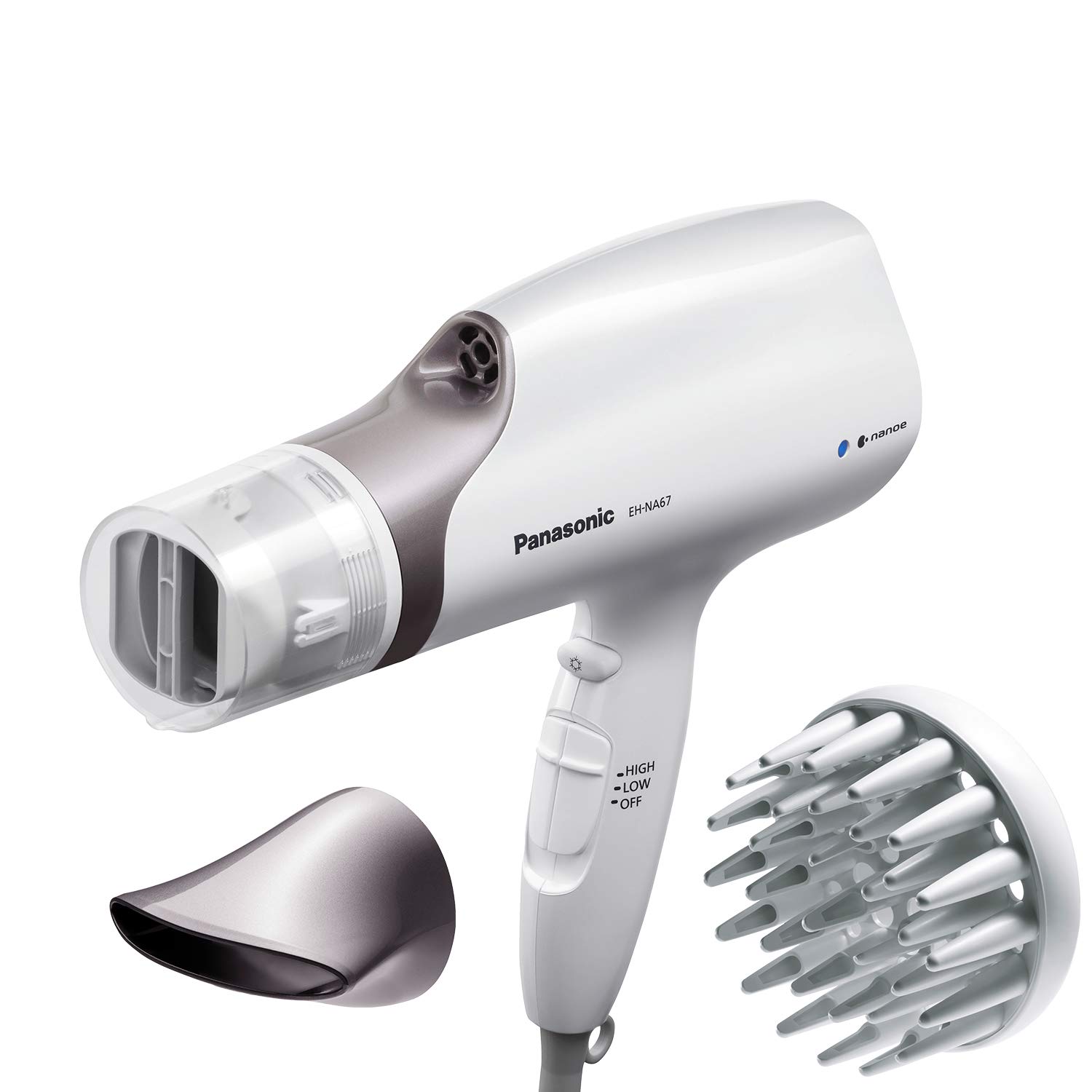 Secador De Pelo Panasonic Nanoe Salon Con Boquilla Oscilante De Secado Rápido - Venta Internacional.