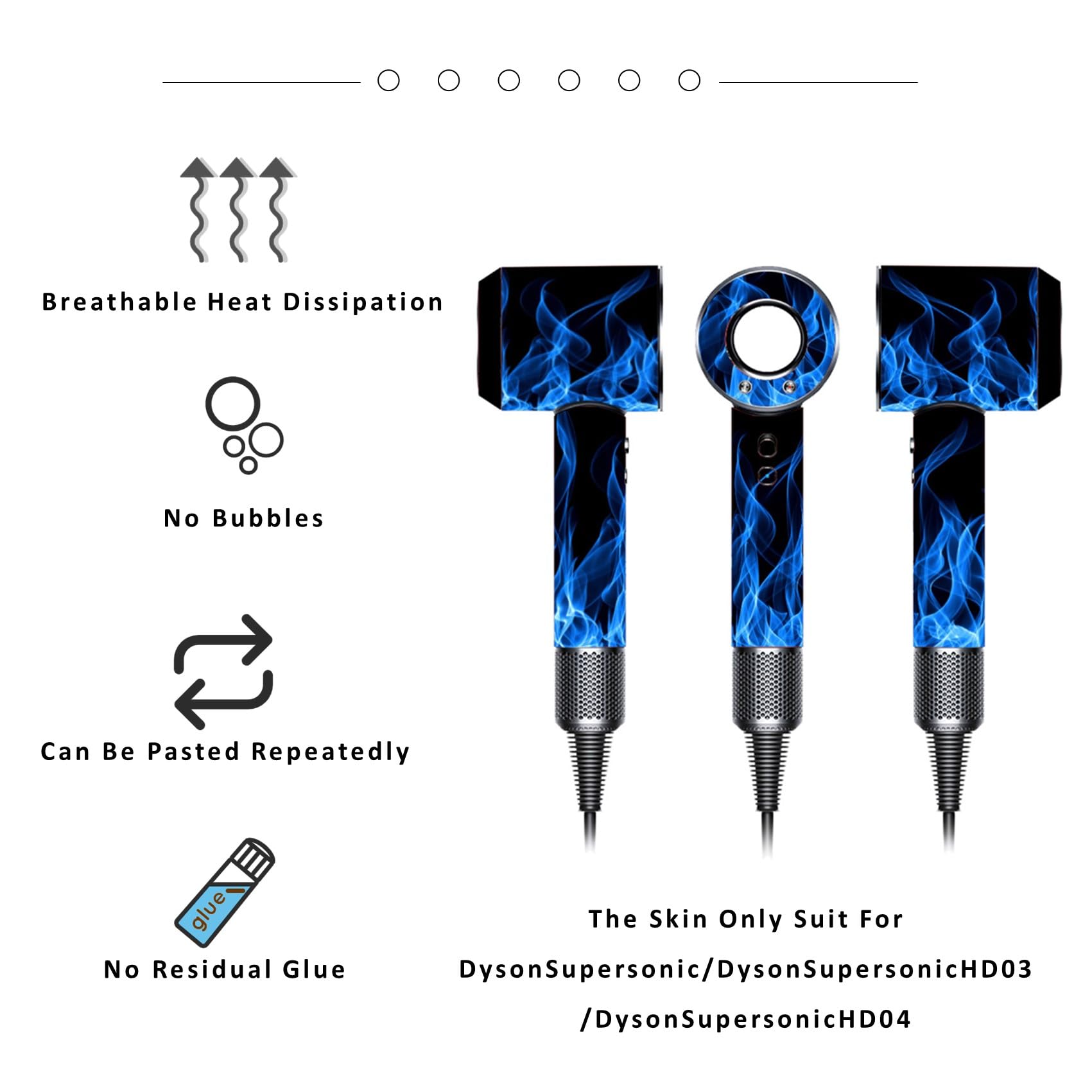 Foto 4 pulgar | Funda Para Secador De Pelo Compatible Con Dyson Hd01 Hd02 Hd03 - Venta Internacional.