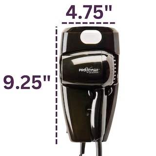 Foto 2 | Secadora de Pelo Jerdon Jwm8cb de Montaje En Pared Negro 1600 W Con Cable De 32 Cm - Venta Internacional