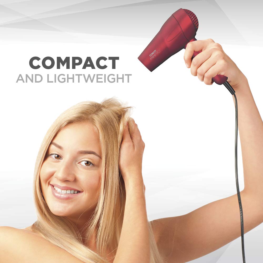 Foto 7 pulgar | Secadora de Pelo Conair Minipro con Mango Plegable de Cerámica Turmalina - Venta Internacional