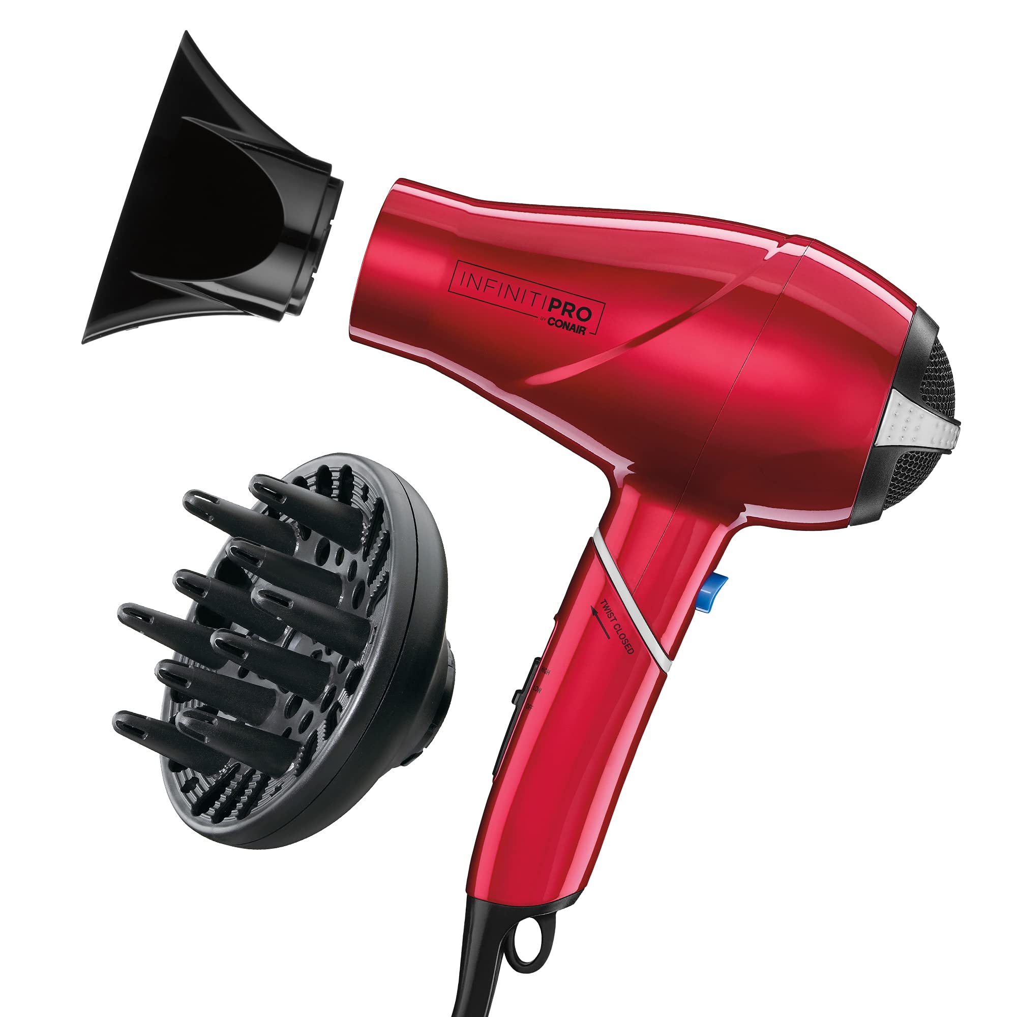 Foto 2 pulgar | Secadora de Pelo Conair InfinitiPro 1875w Compact Travel Roja - Venta Internacional