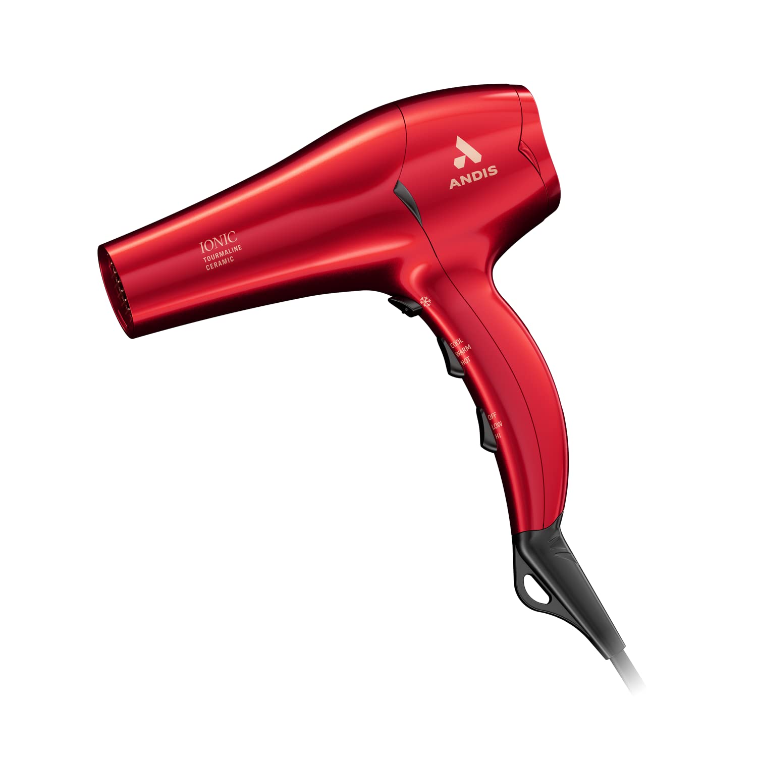 Secador De Pelo Andis 30290 Turmaline Ceramic Ionic 1875w Red - Venta Internacional.