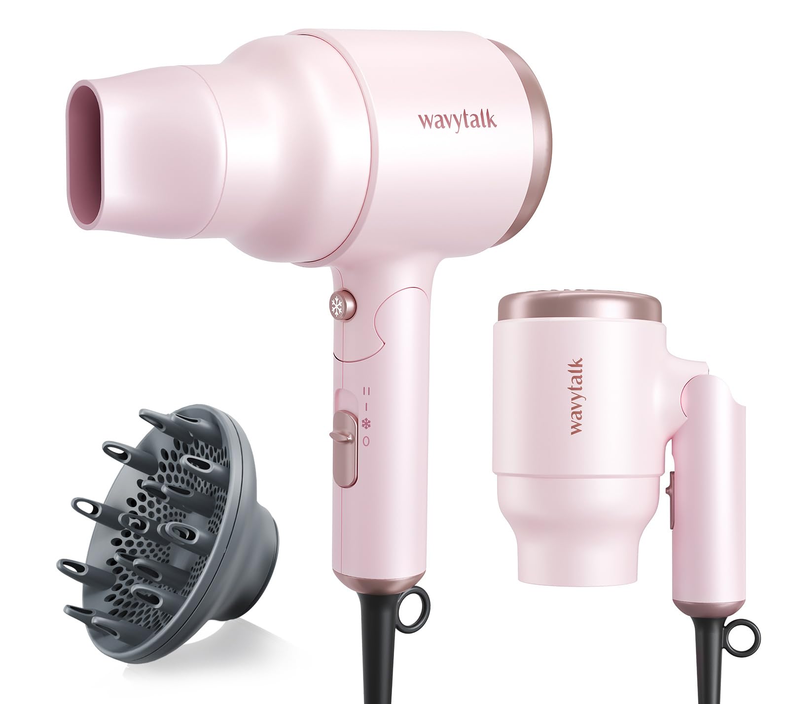 Foto 2 pulgar | Secador De Pelo Wavytalk Wavytalk Blow Dryer 1600w Pinky White - Venta Internacional.