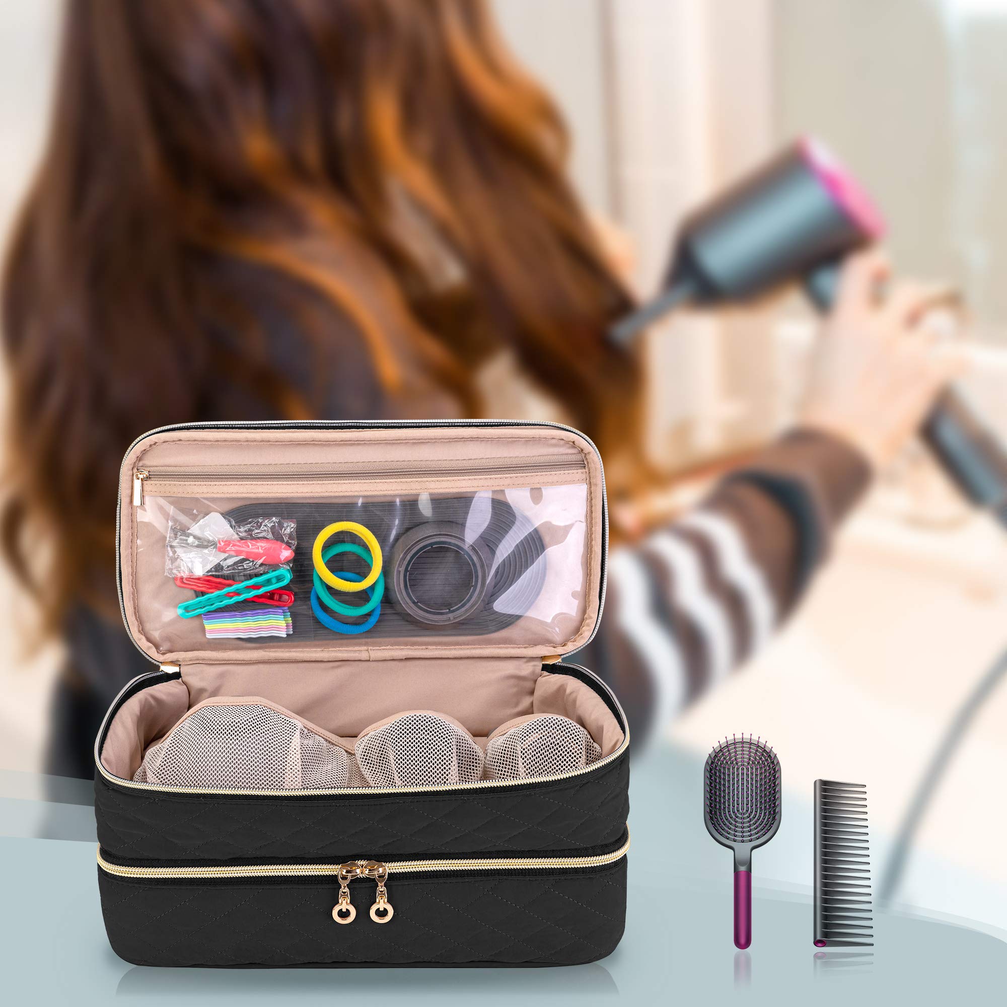 Foto 7 | Bolsa De Viaje Teamoy Compatible Con Dyson Supersonic Black - Venta Internacional.