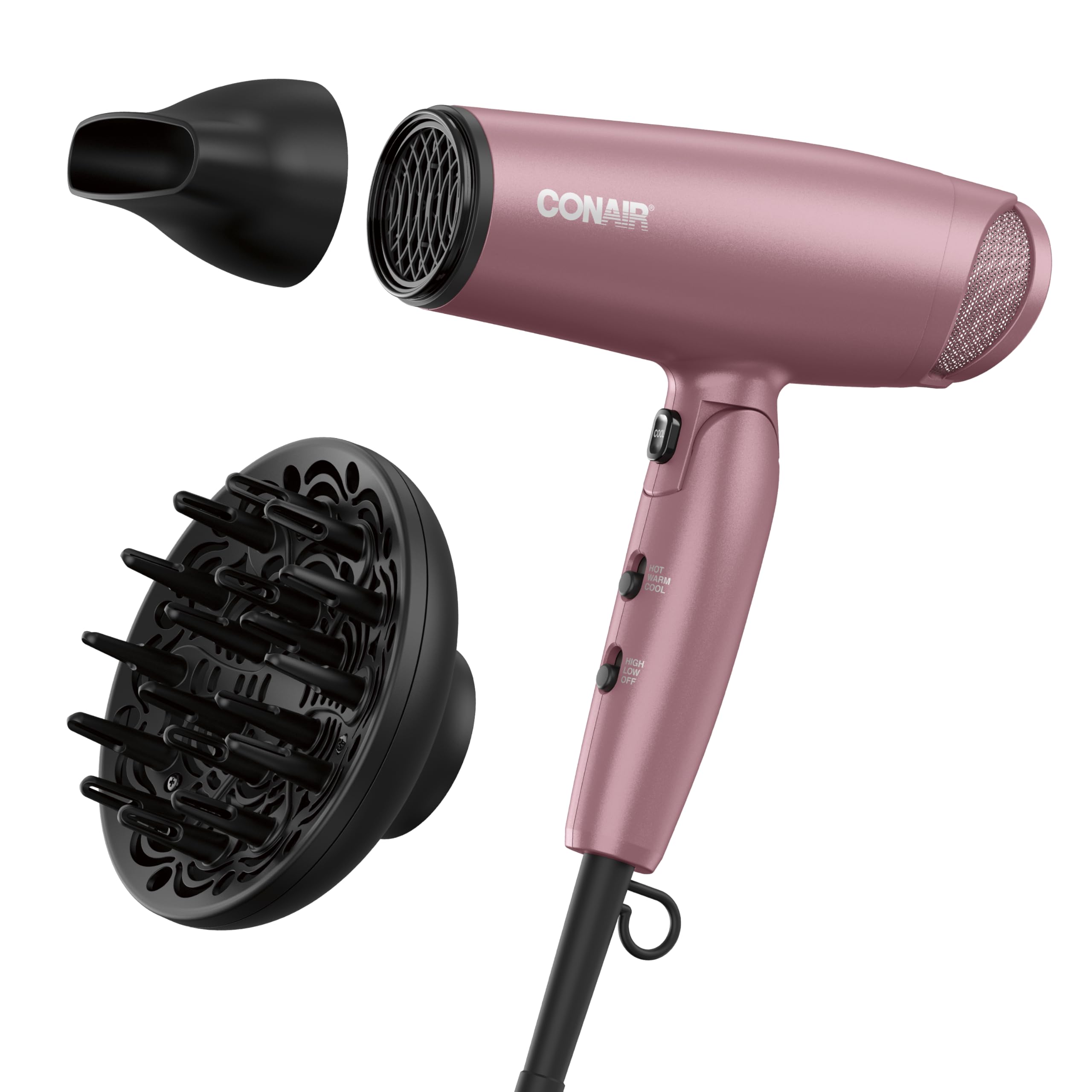 Foto 2 pulgar | Secador De Pelo Conair Radiance Boost Con Mango Plegable Con Difusor - Venta Internacional.