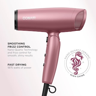Foto 2 | Secador De Pelo Conair Radiance Boost Con Mango Plegable Con Difusor - Venta Internacional.