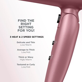 Foto 3 | Secador De Pelo Conair Radiance Boost Con Mango Plegable Con Difusor - Venta Internacional.