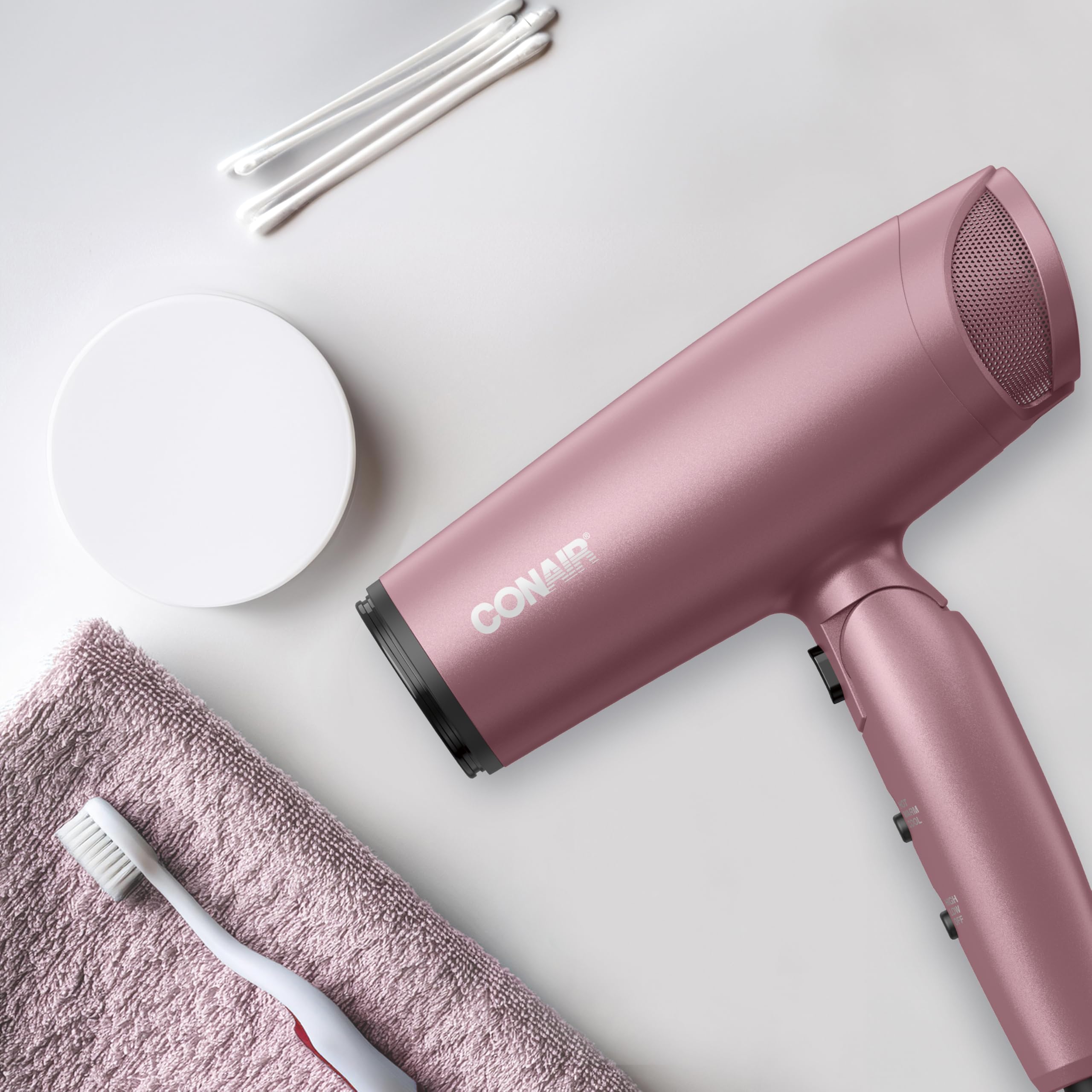 Foto 5 | Secador De Pelo Conair Radiance Boost Con Mango Plegable Con Difusor - Venta Internacional.