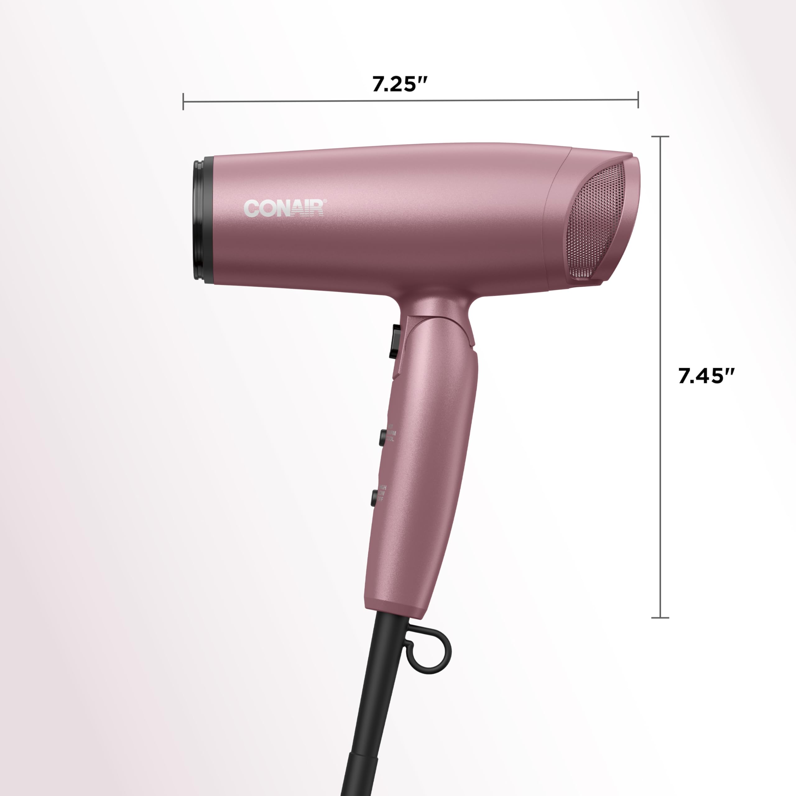 Foto 8 pulgar | Secador De Pelo Conair Radiance Boost Con Mango Plegable Con Difusor - Venta Internacional.