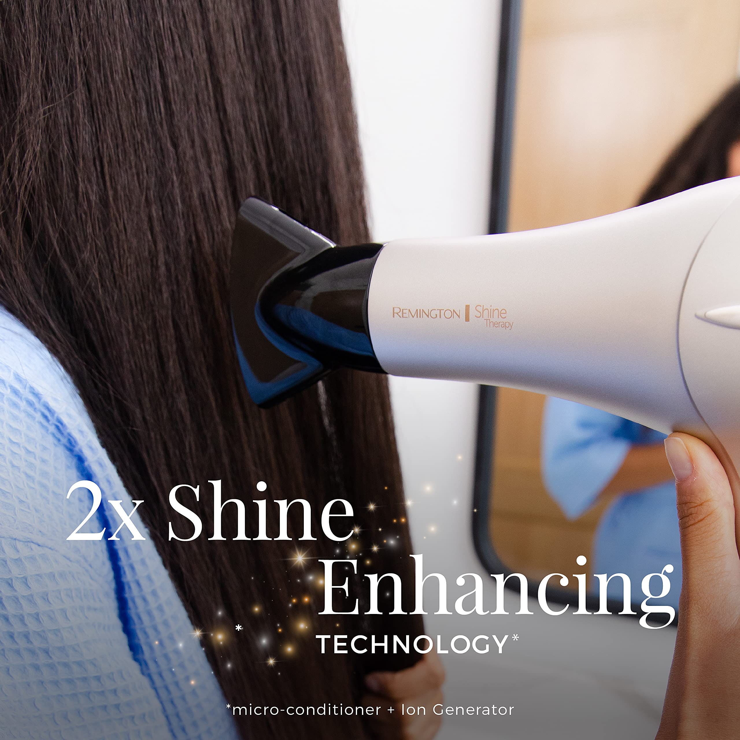 Foto 3 | Secador De Pelo Remington Shine Therapy Con Aceite De Argán Y Queratina - Venta Internacional.