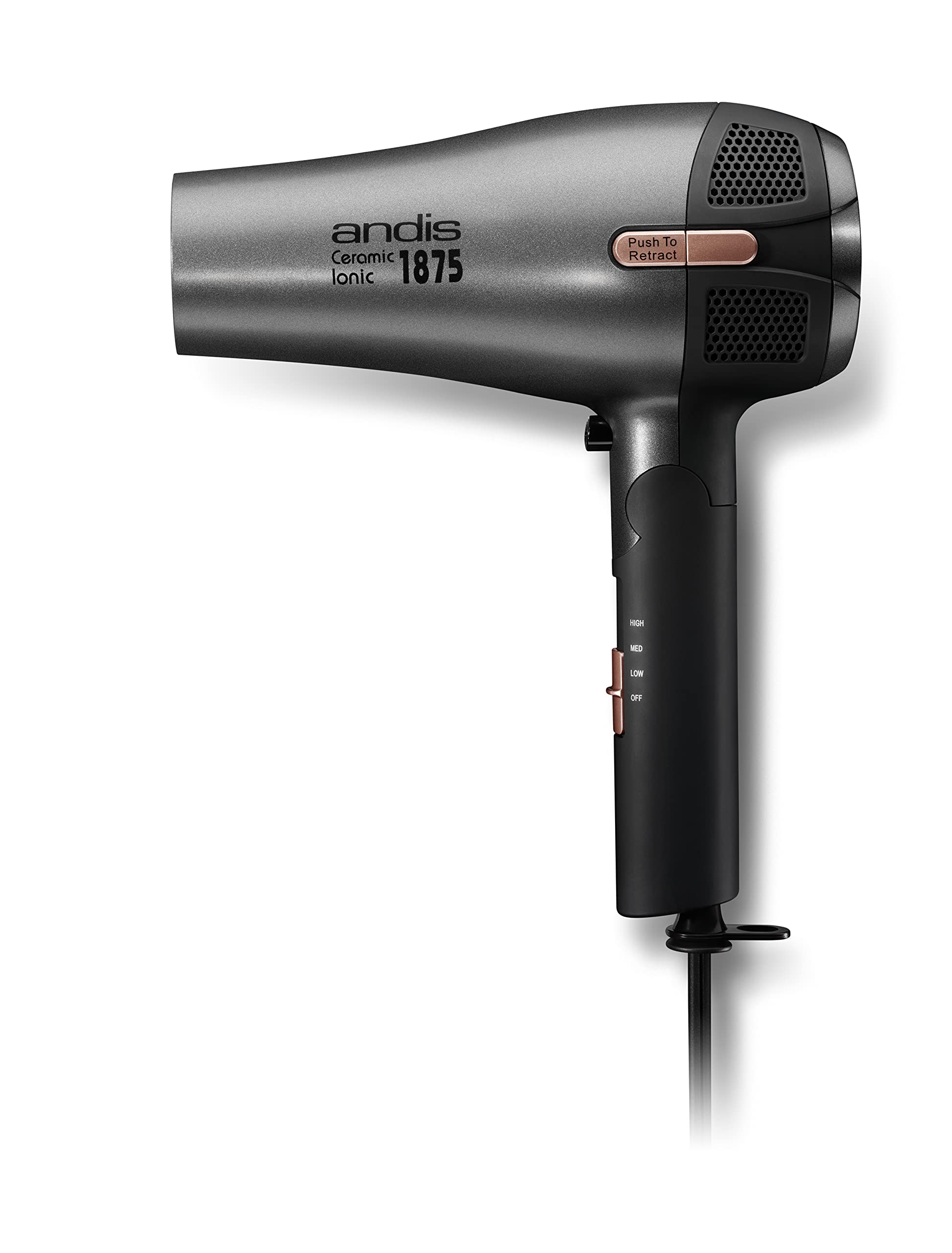 Foto 2 pulgar | Secador De Pelo Andis 80280 Fold-n-go 1875w Ceramic Ionic Negro/plateado - Venta Internacional.