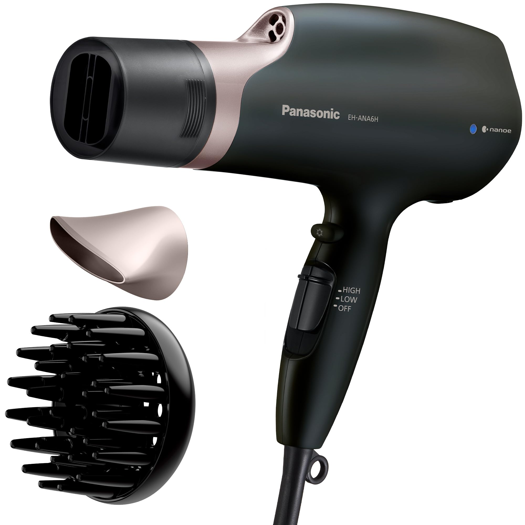 Secador De Pelo Panasonic Nanoe Salon Con Boquilla De Secado Rápido Eh-ana6hn - Venta Internacional.
