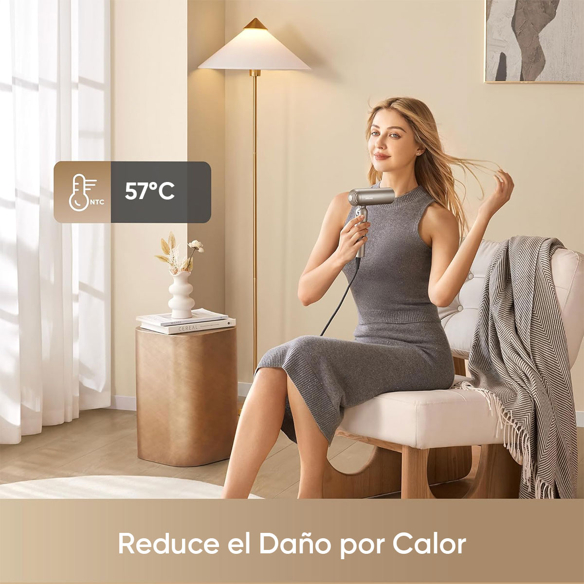 Foto 8 pulgar | Secadora De Cabello Dreame Pocket Plegable Temperatura Constante
