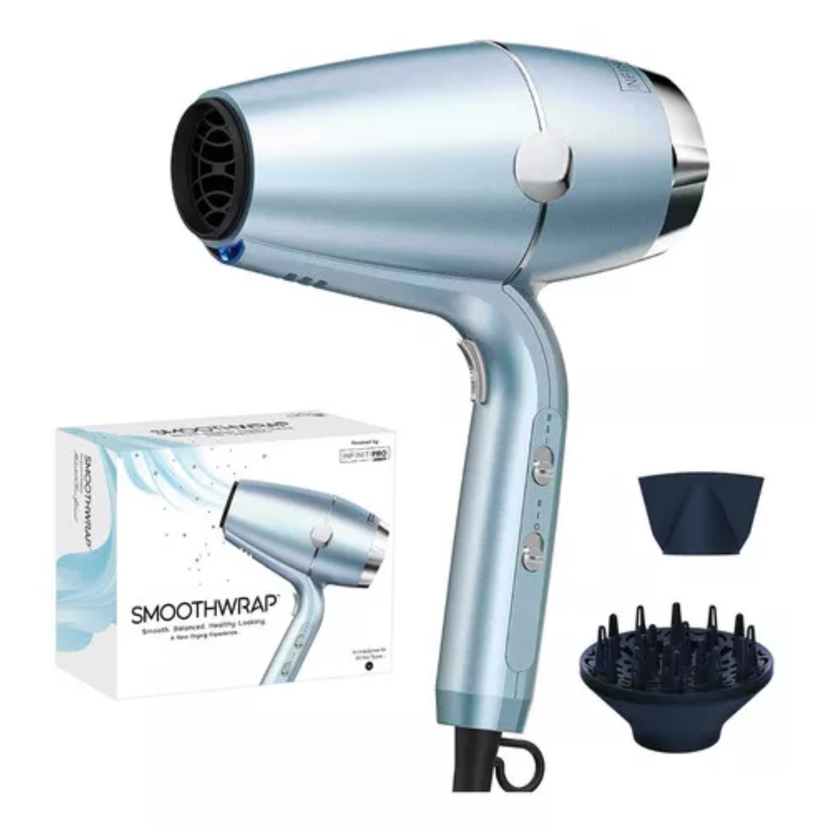 Secadora Conair 910es Smoothwrap Plasma Technology Azul Cielo