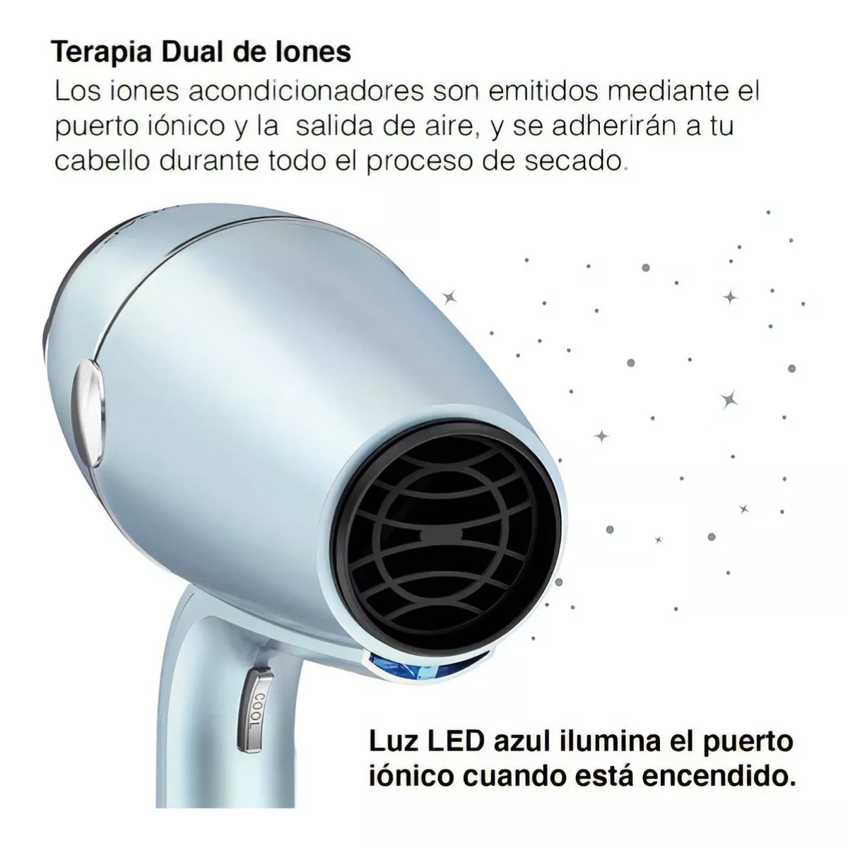 Foto 4 pulgar | Secadora Conair 910es Smoothwrap Plasma Technology Azul Cielo