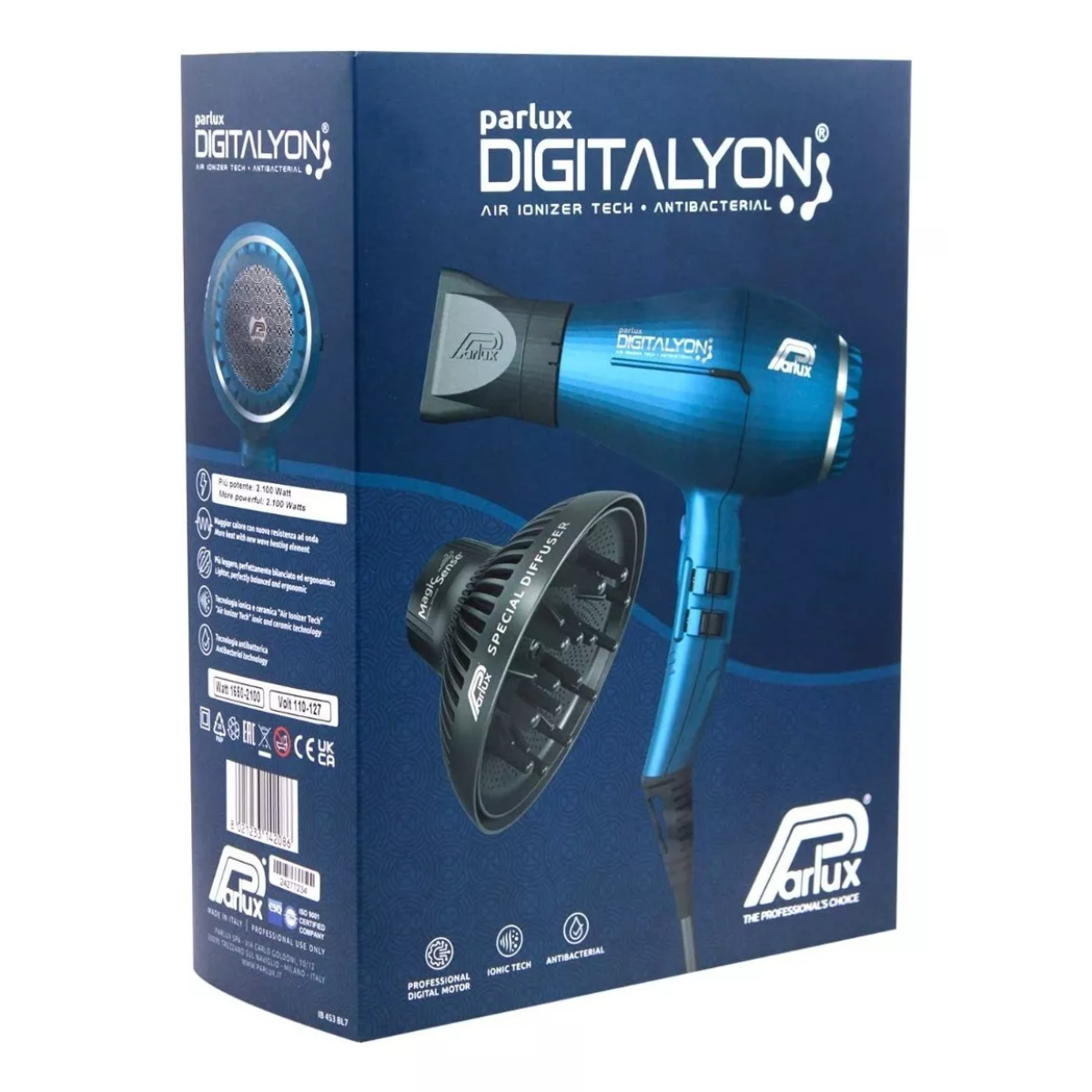 Foto 6 | Secadora Parlux Alyon Profesional Con Difusor Azul