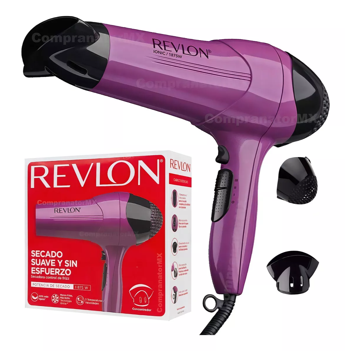 Foto 5 pulgar | Secadora Revlon Rvdr773la1n2 Anti-frizz Morada