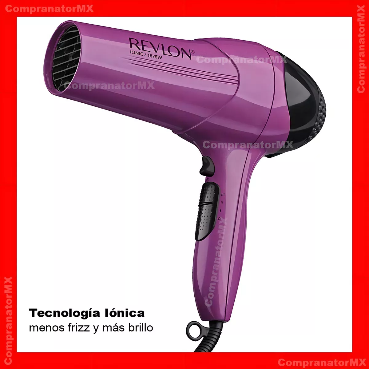 Foto 8 pulgar | Secadora Revlon Rvdr773la1n2 Anti-frizz Morada