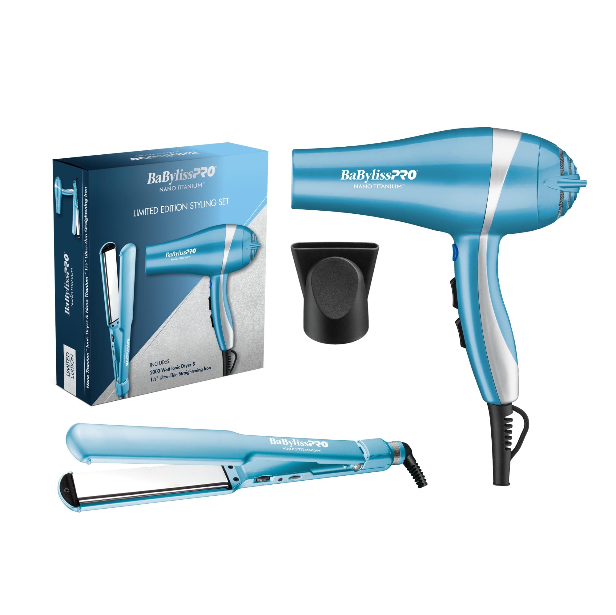 Foto 2 pulgar | Secador De Pelo Y Plancha Alisadora Babylisspro Nano Titanium - Venta Internacional.