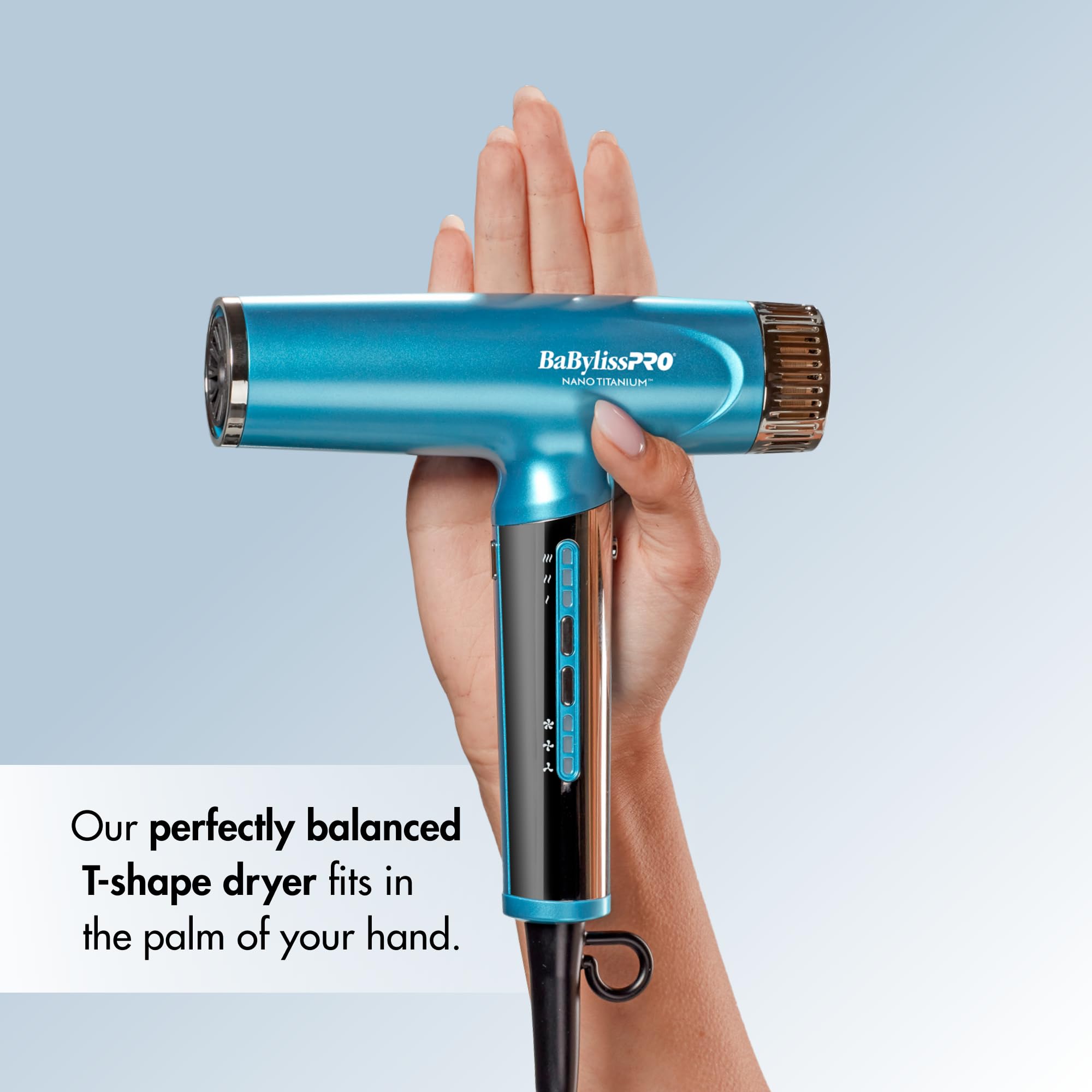 Foto 8 pulgar | Secador De Pelo Babylisspro Nano Titanium Ionic Lightweight Blue - Venta Internacional.