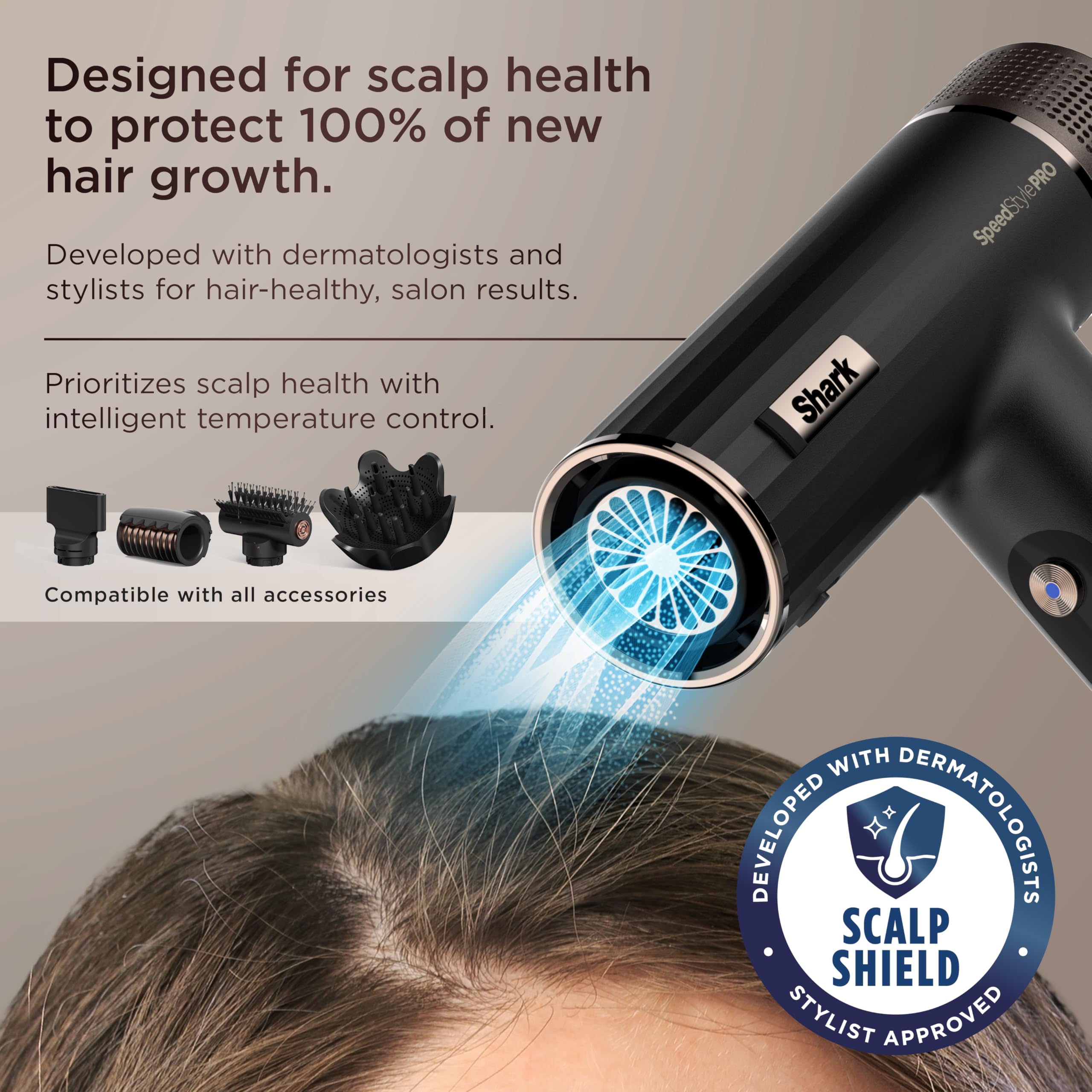 Foto 5 pulgar | Secador De Pelo Shark Speedstyle Pro Hd731 Para Cabello Liso Y Ondulado - Venta Internacional.
