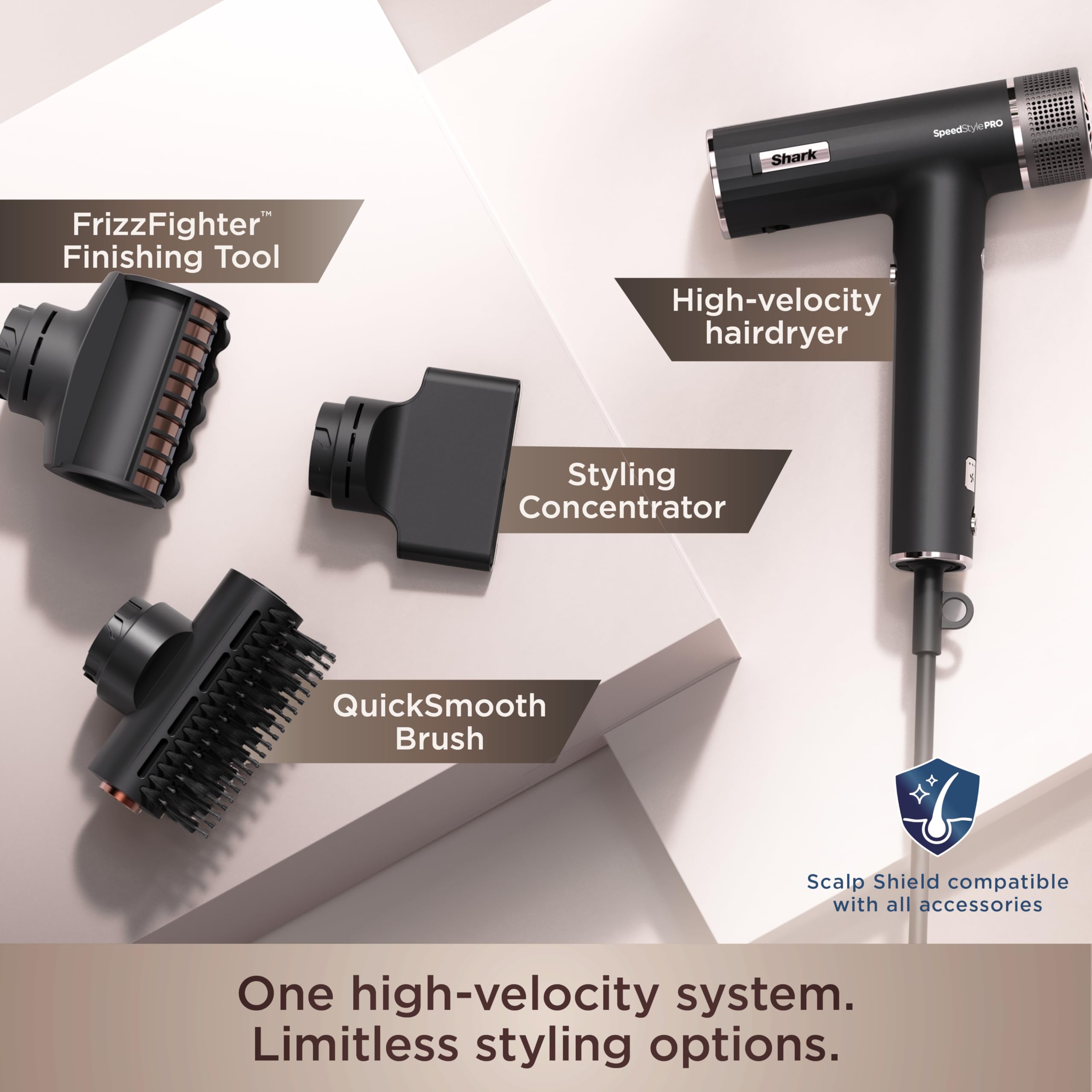 Foto 6 pulgar | Secador De Pelo Shark Speedstyle Pro Hd731 Para Cabello Liso Y Ondulado - Venta Internacional.
