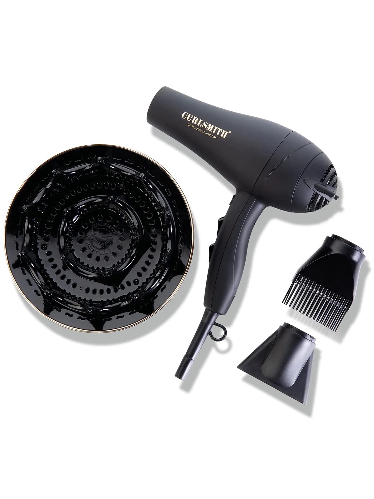 Foto 2 pulgar | Secador De Pelo Curlsmith Defrizzion Para Cabello Rizado Con 8 Difusores - Venta Internacional.