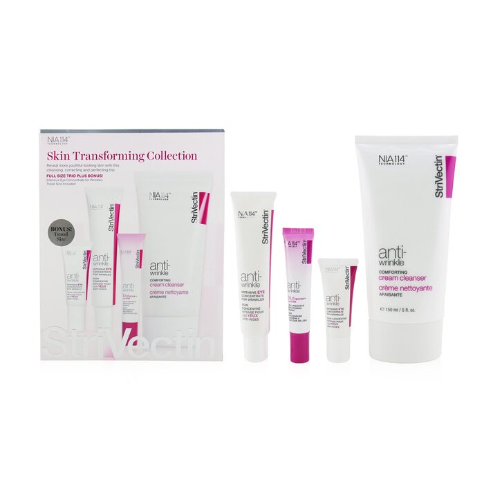 Set De Cuidado De La Piel Strivectin Skin Transforming Con Limpiador Y Ojos - Venta Internacional.