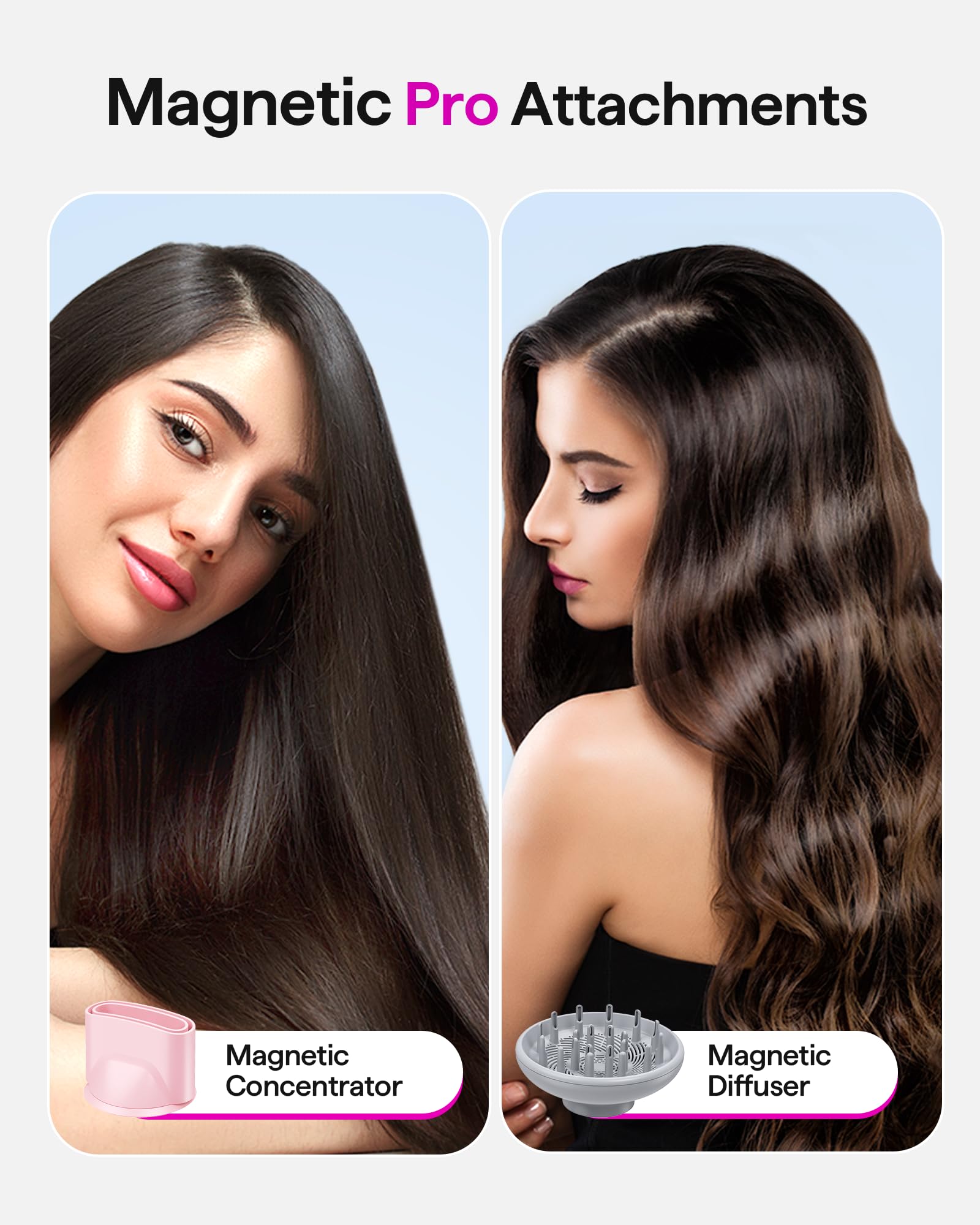 Foto 6 | Secador De Pelo Wavytalk Pro De Secado Rápido 110.000 Rpm Rosa - Venta Internacional.