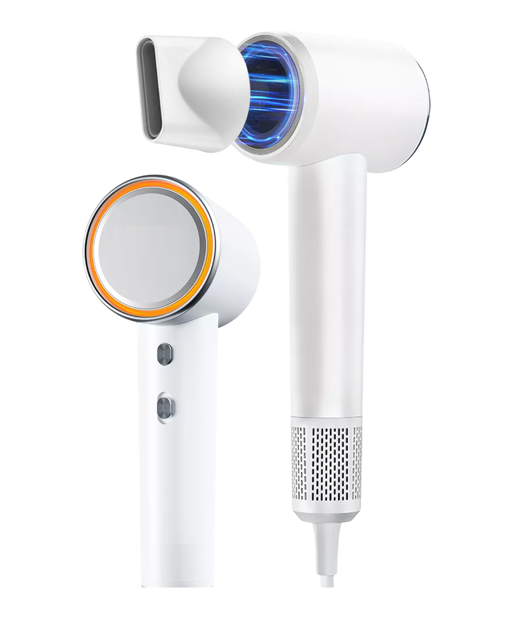 Foto 2 pulgar | Secador De Cabello Profesional Alta Velocidad Lónico Con Led Blanco