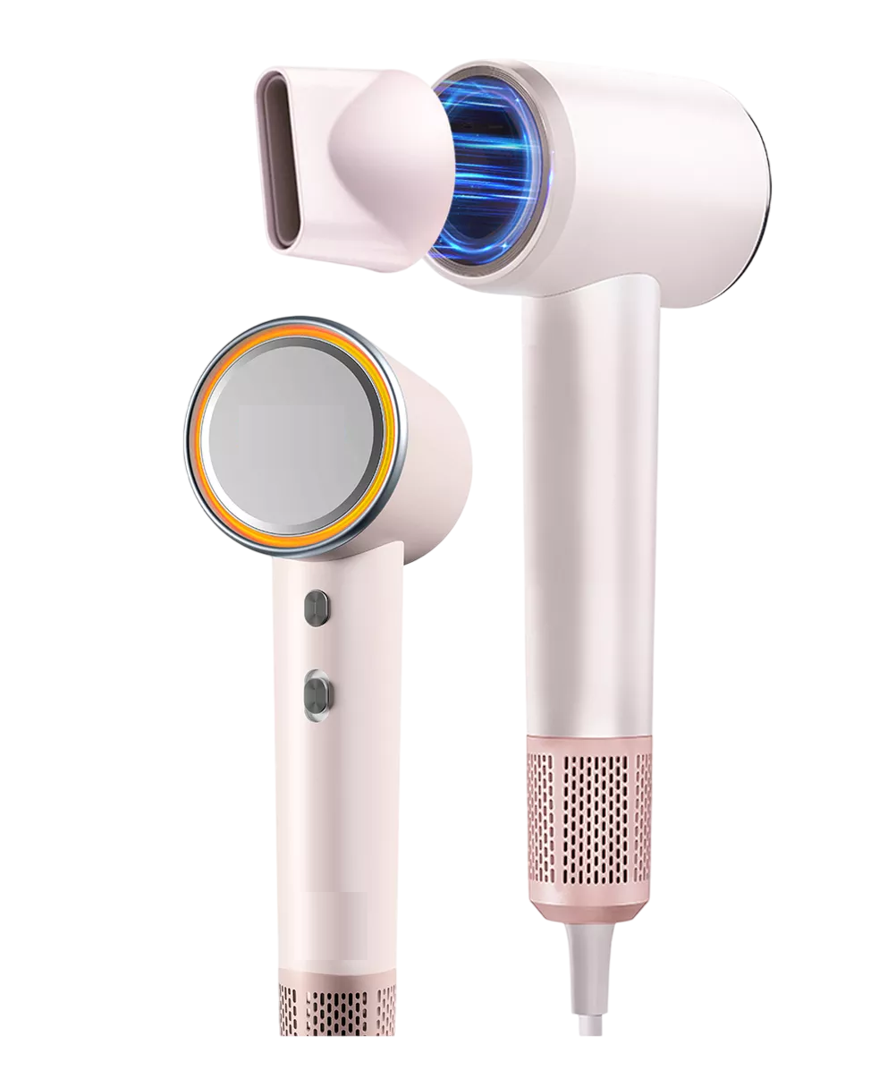 Foto 2 pulgar | Secador De Cabello Profesional Alta Velocidad Lónico Con Led Rosa Claro