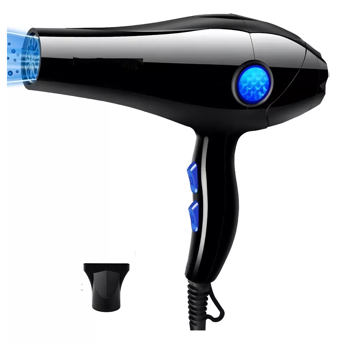 Foto 3 pulgar | Secadora De Cabello Portatil Peloviaje 1000w Protection Color Negro