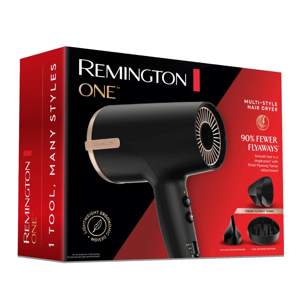 Foto 7 pulgar | Secador De Pelo Remington One Ionic Con Difusor Y Concentrador - Venta Internacional.