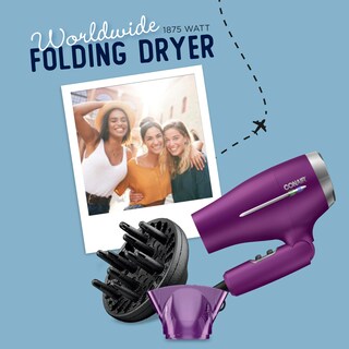 Foto 2 | Secador De Pelo Conair Worldwide Travel Con Smart Voltage Purple - Venta Internacional.