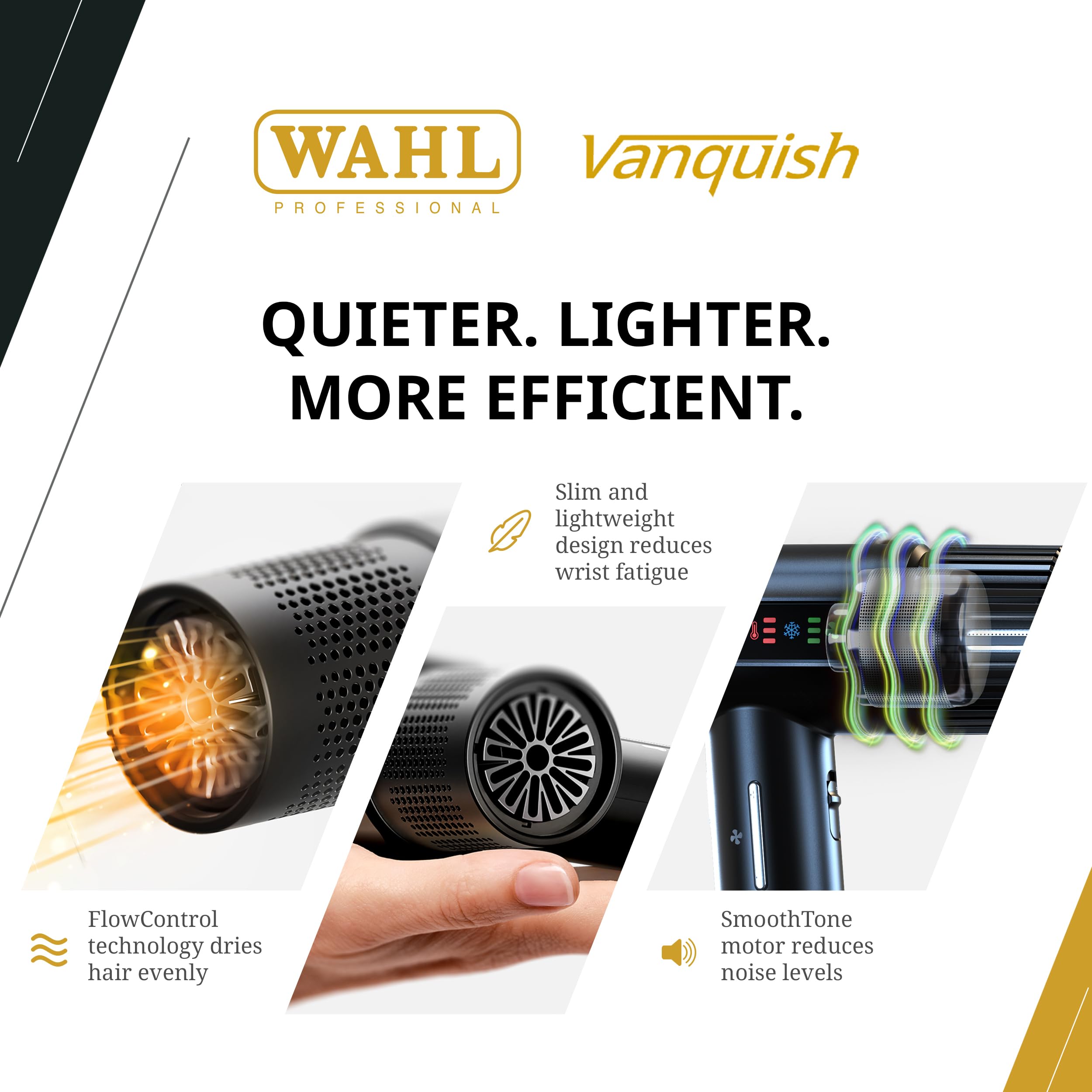 Foto 3 pulgar | Secador De Pelo Wahl Professional Vanquish Controlled Airflow - Venta Internacional.