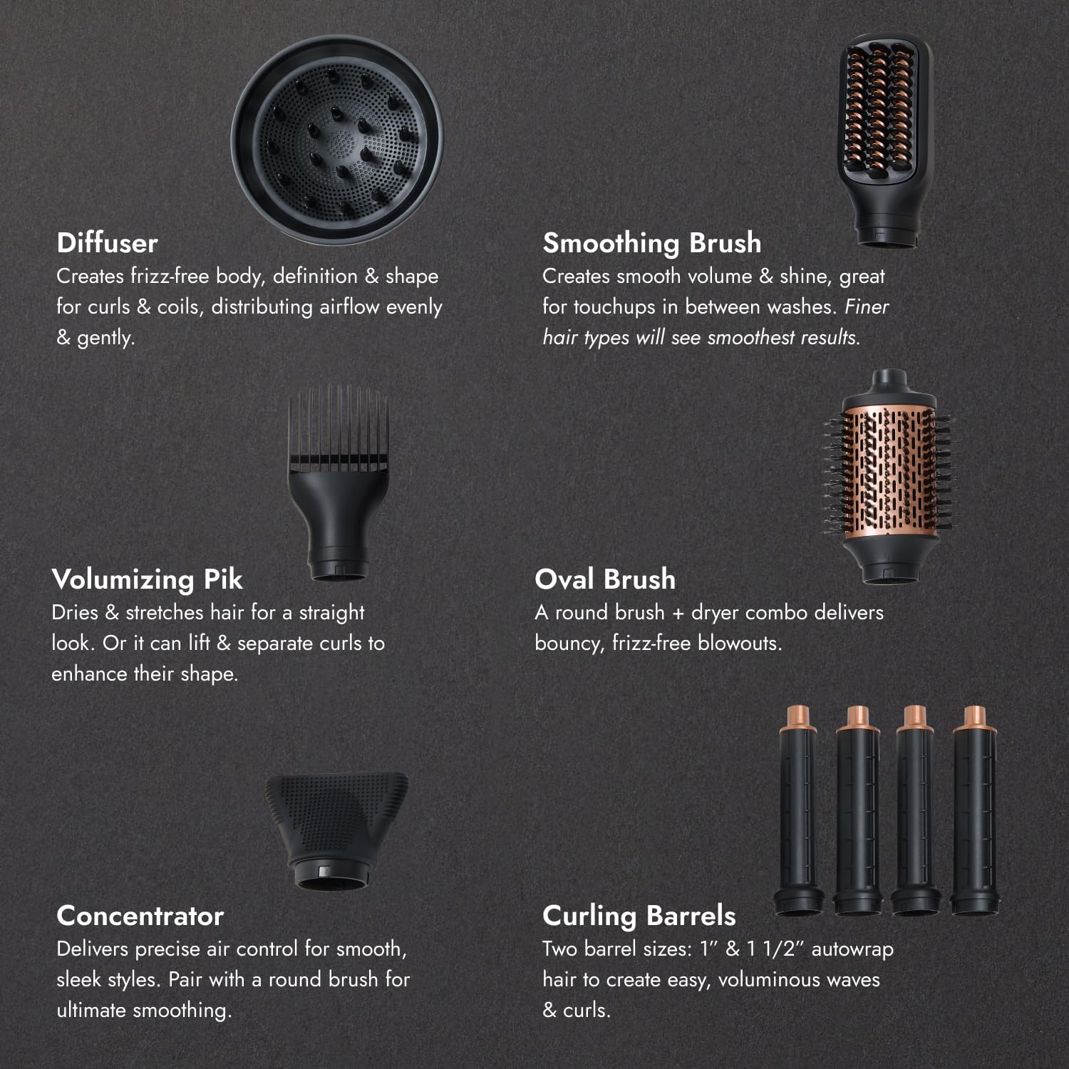 Foto 3 pulgar | Secador y Rizador de Pelo Ion Luxe 8 en 1 Airstyler Pro - Venta Internacional