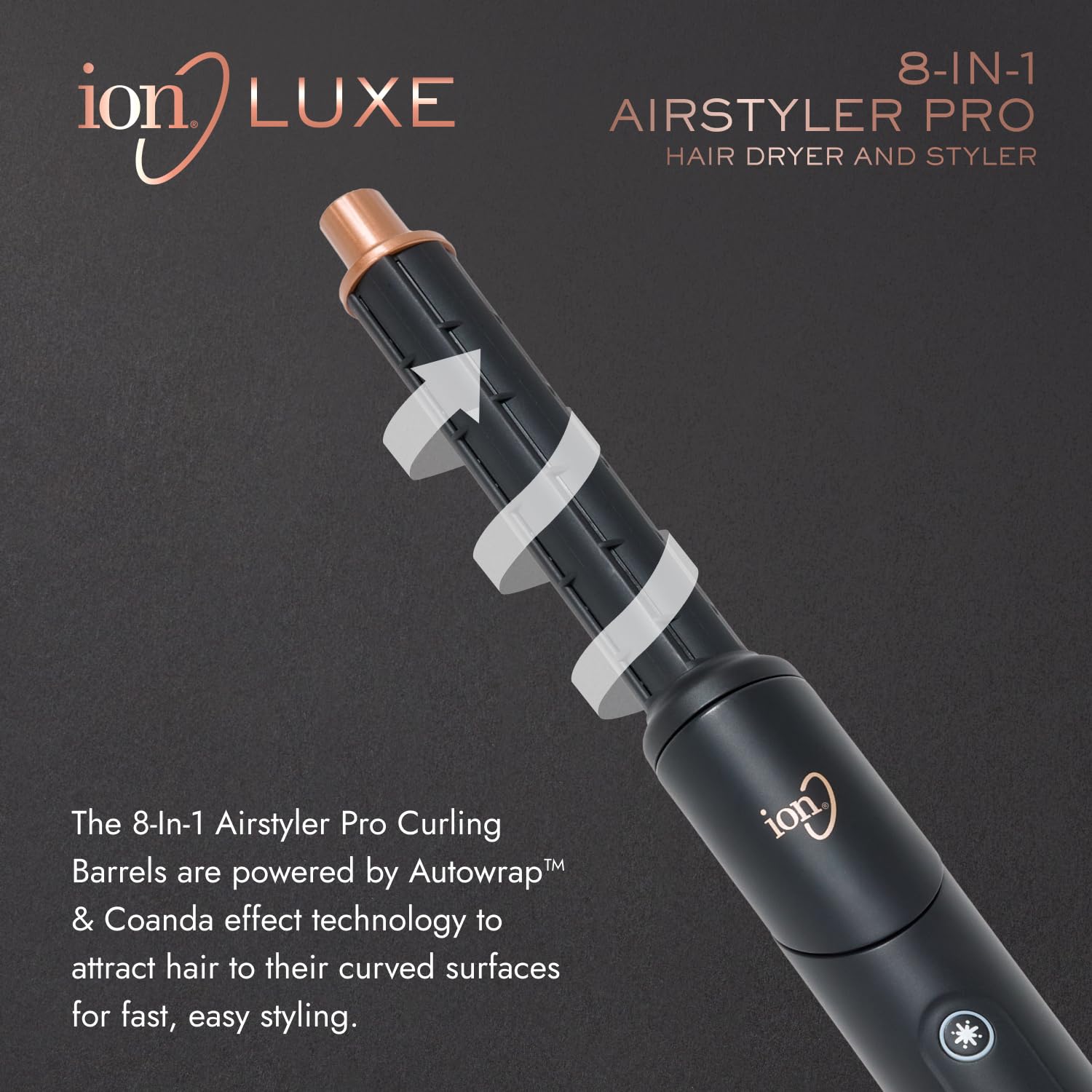Foto 4 pulgar | Secador y Rizador de Pelo Ion Luxe 8 en 1 Airstyler Pro - Venta Internacional