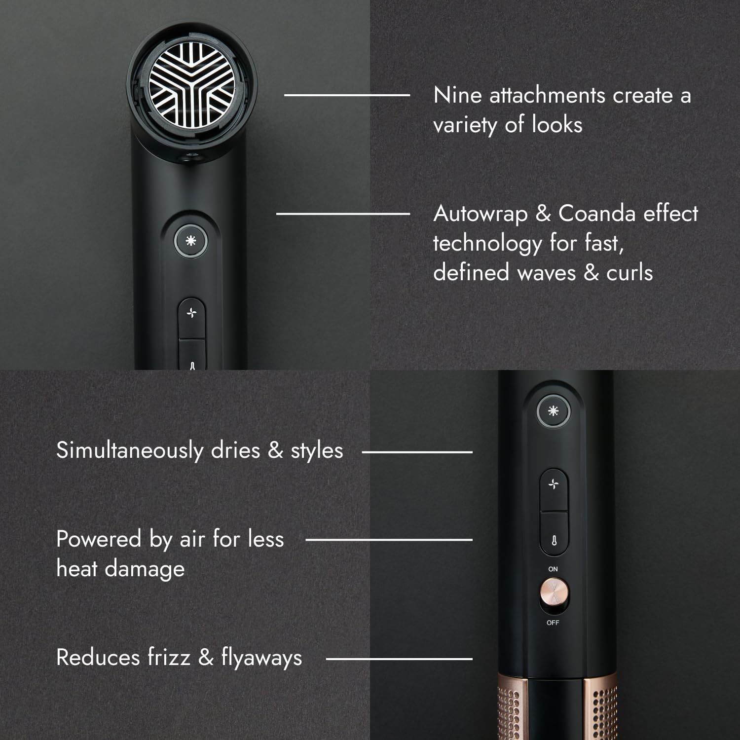 Foto 5 pulgar | Secador y Rizador de Pelo Ion Luxe 8 en 1 Airstyler Pro - Venta Internacional
